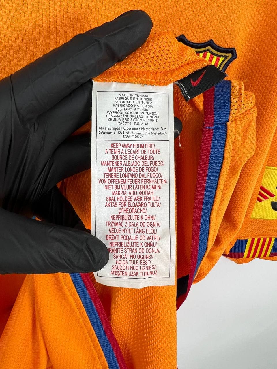 Nike LEO MESSI #19 MEN'S FC BARCELONA 06/08 SOCCER JERSEY Size US M / EU 48-50 / 2 - 4 Thumbnail