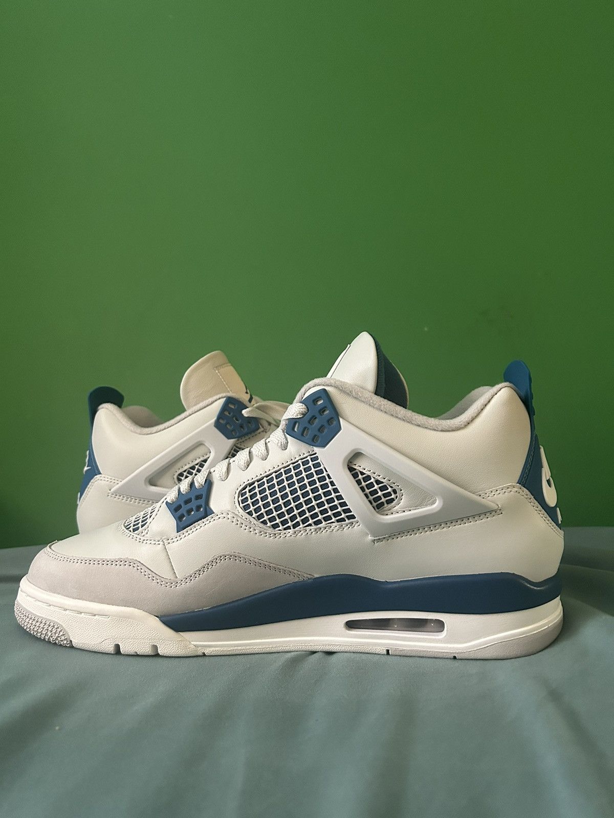 Jordan Brand Nike Air Jordan 4 Military Blue 2024 Size US 12 / EU 45 - 2 Thumbnail