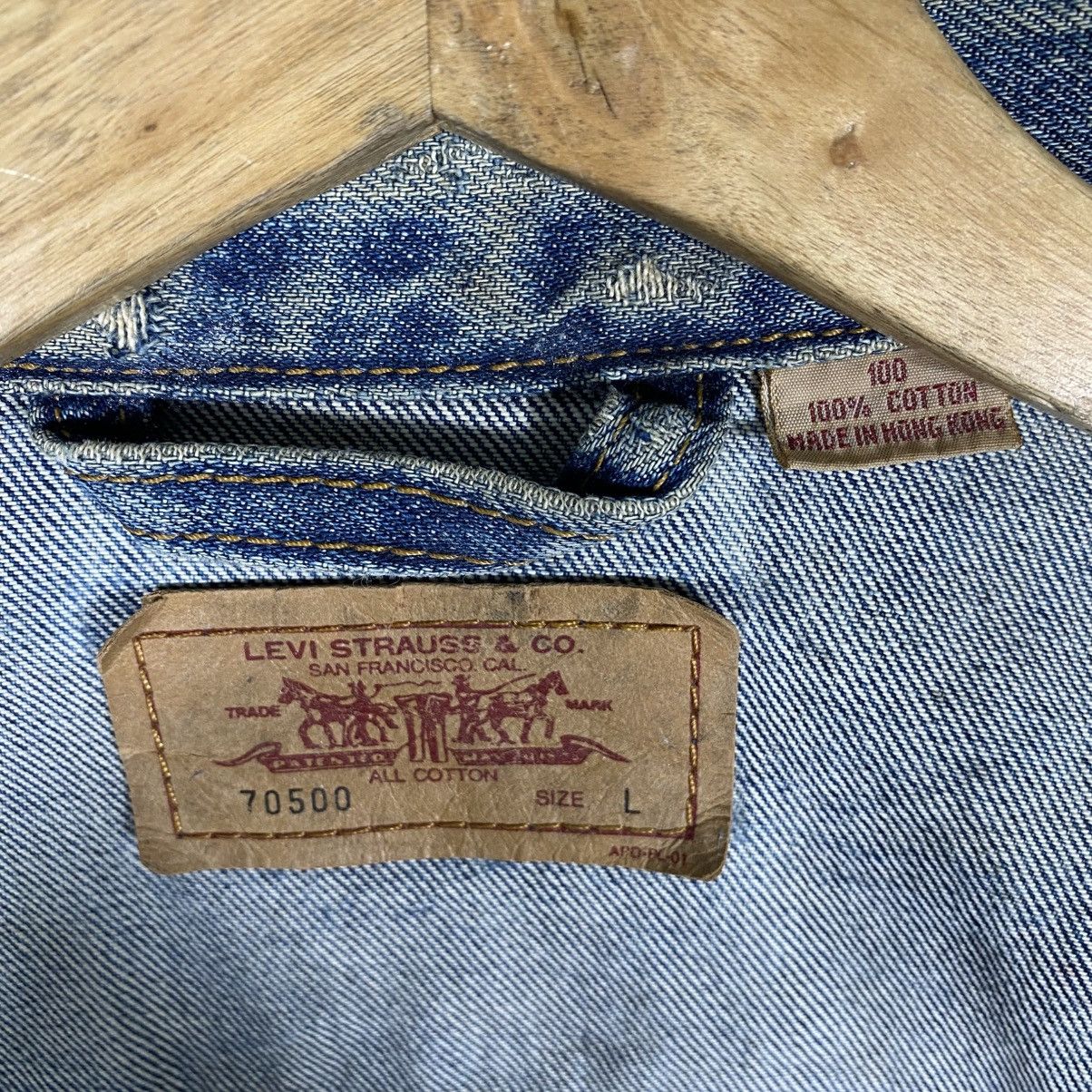 Levi's Levi's Type III Denim Trucker Distressed Jacket L Size Size US L / EU 52-54 / 3 - 13 Thumbnail