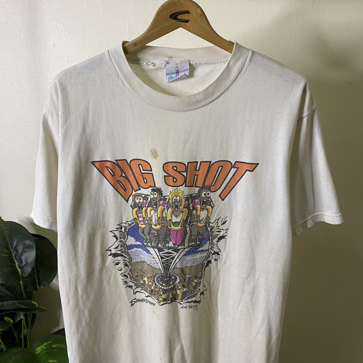 Vintage 1990s Stratosphere Las Vegas Promo T Shirt Size US L / EU 52-54 / 3 - 2 Thumbnail