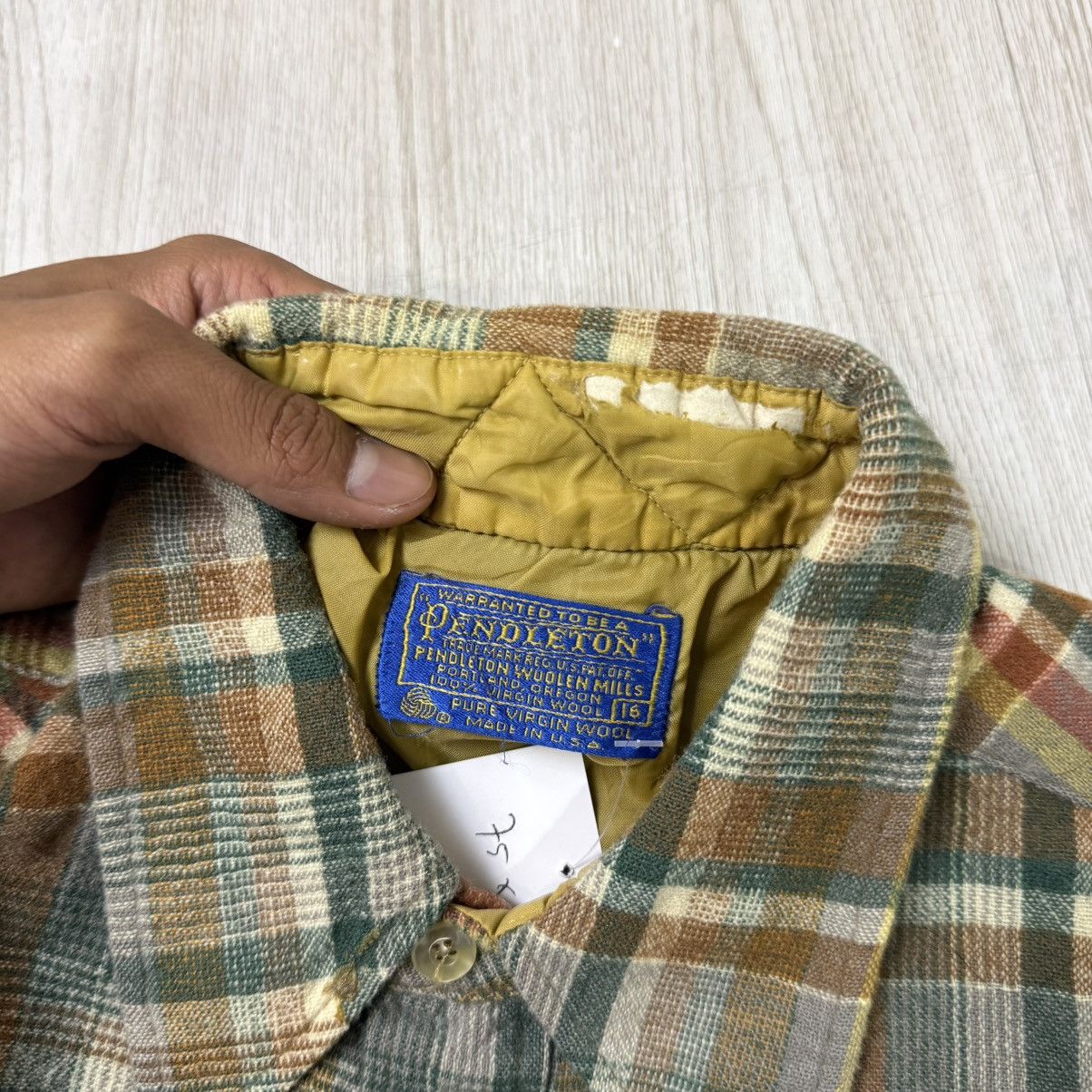 Pendleton Pendleton vintage plaid wool flannel button shirt Size US L / EU 52-54 / 3 - 4 Thumbnail