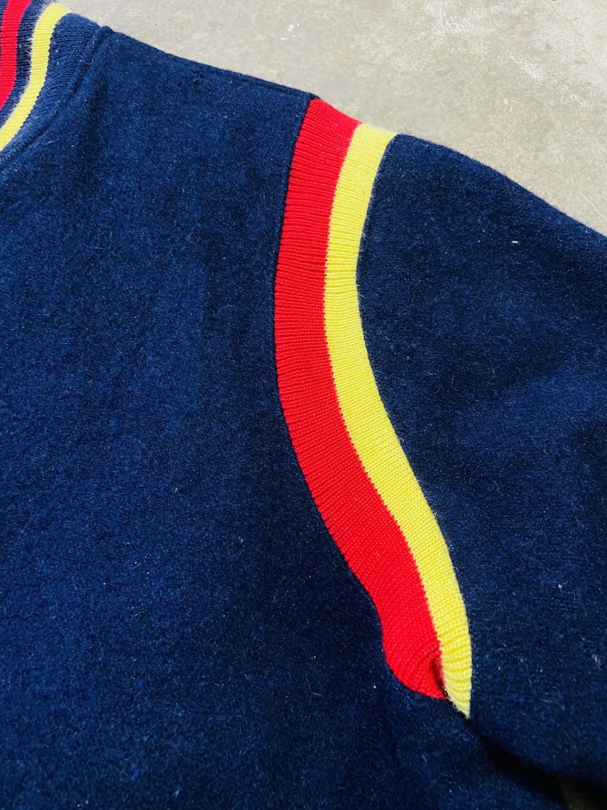 Vintage Vintage Key Station Wool Varsity Jacket Size US L / EU 52-54 / 3 - 12 Thumbnail