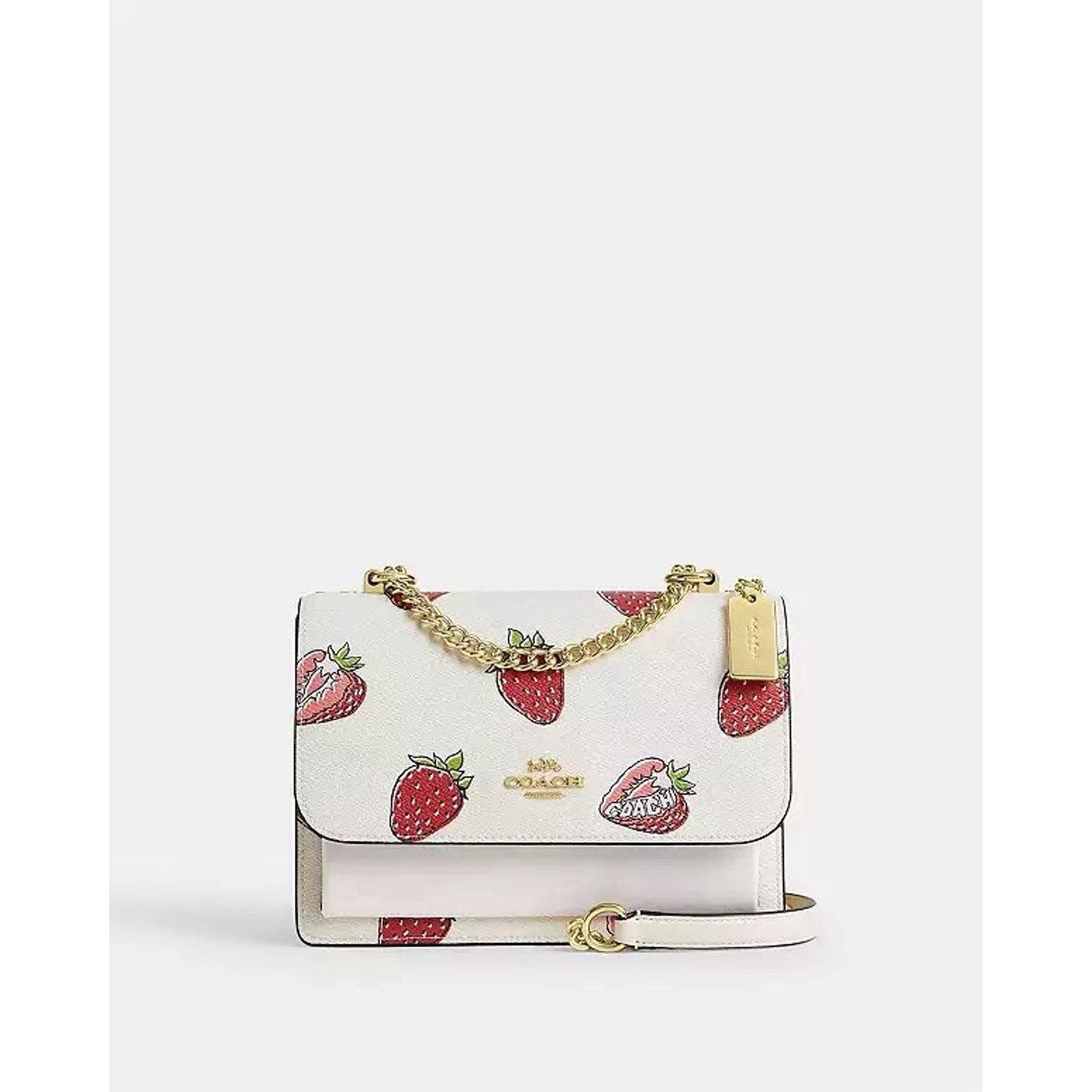Coach NWT Coach Klare Crossbody Strawberry Gold/Chalk Multi CAL65 Size ONE SIZE - 6 Thumbnail
