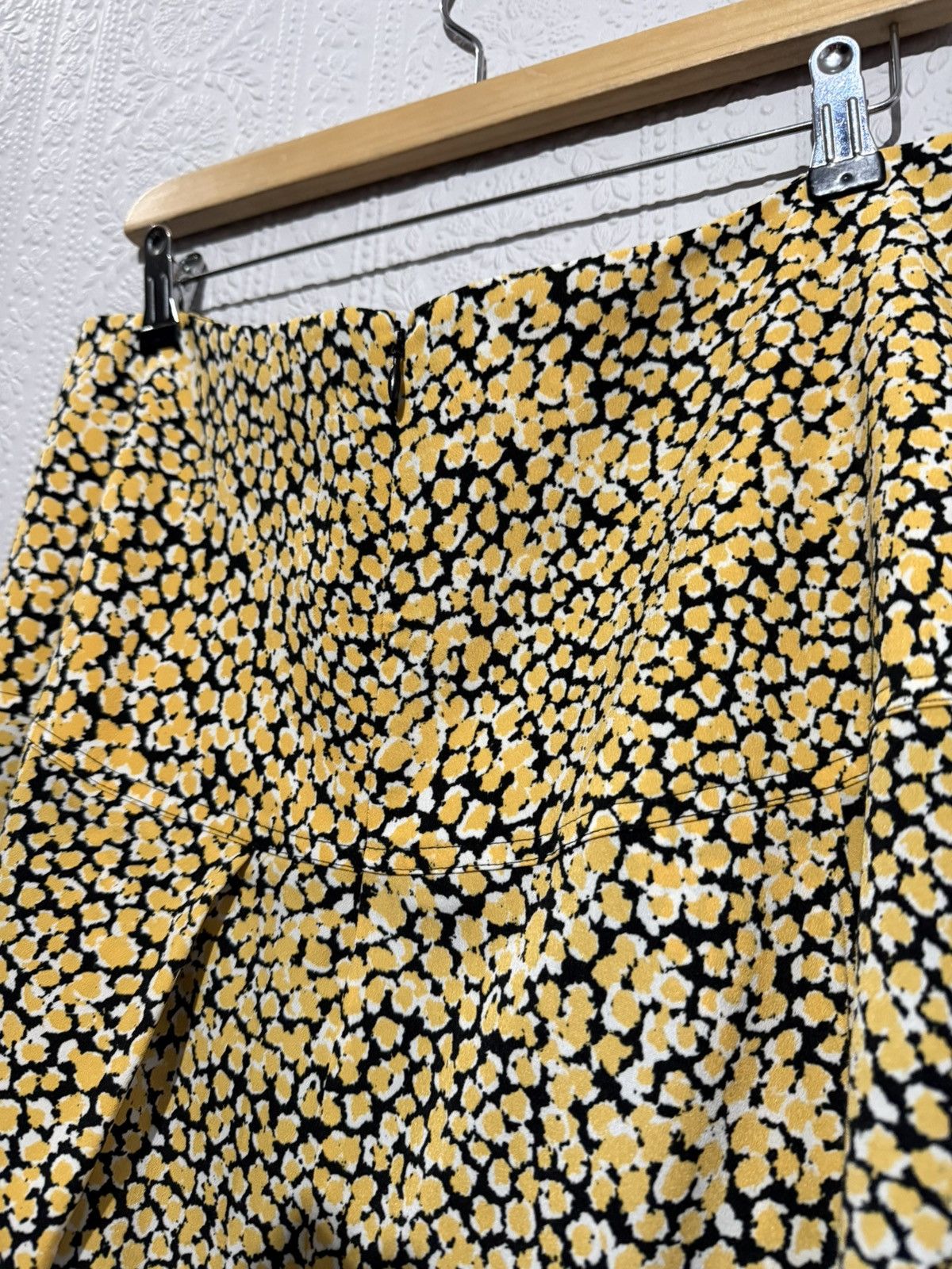ME+EM ME+EM A-Line Maxi Skirt Size UK 12 US 8 Yellow Black Size 30" / US 8 / IT 44 - 5 Thumbnail