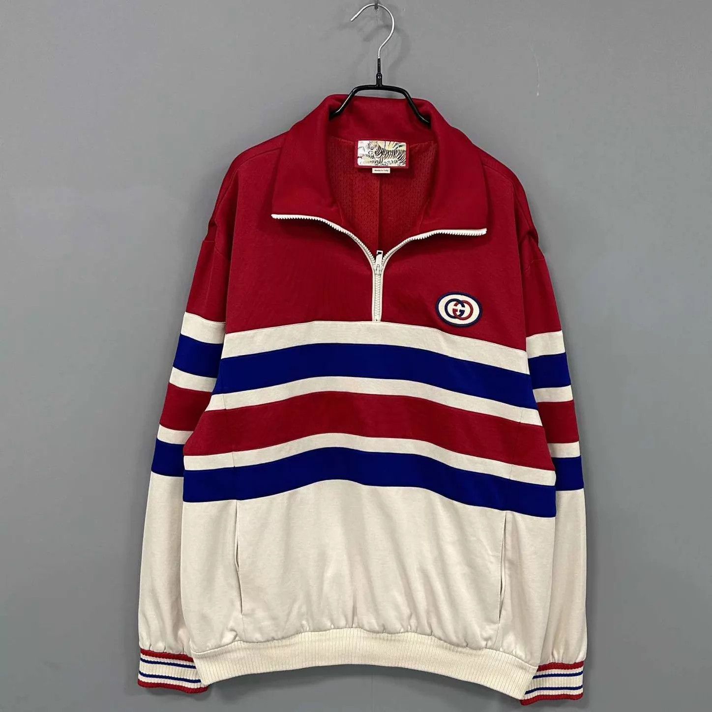 Gucci GUCCI Tiger Half-Zip Jacket L 99 New Size US L / EU 52-54 / 3 - 1 Thumbnail