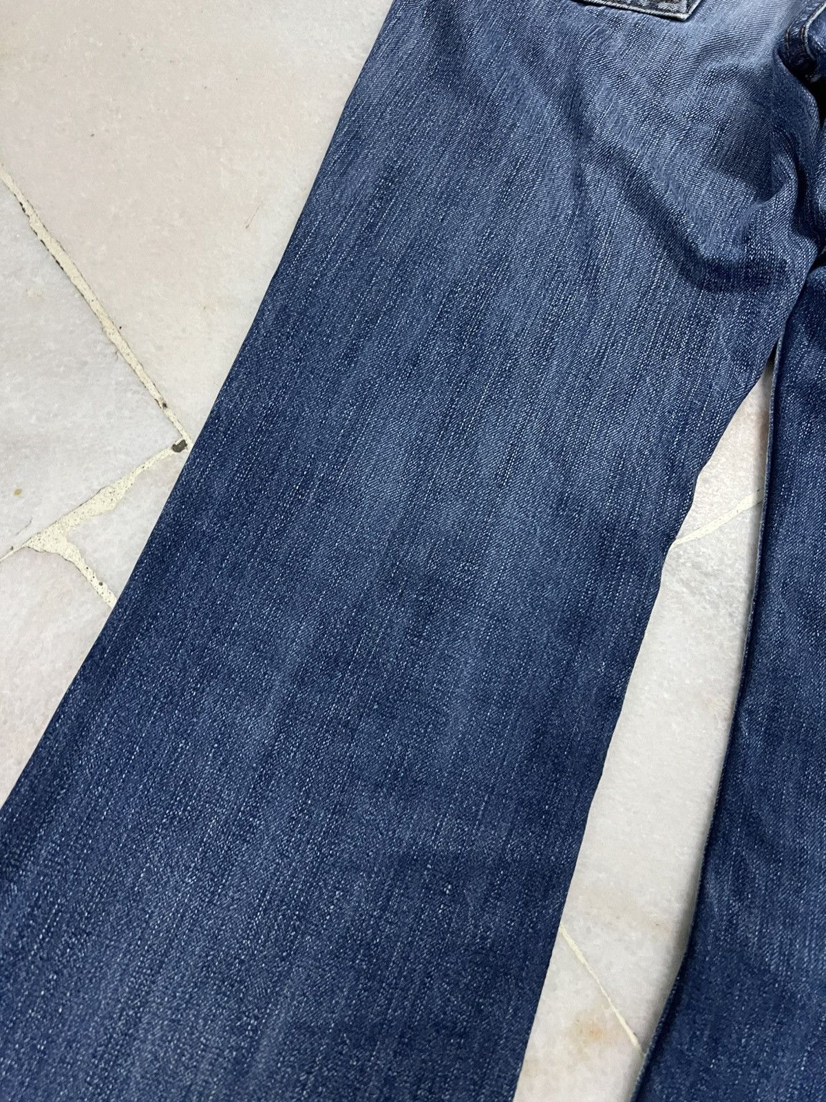 Jean × Levi's × Vintage 💥Flare💥Insane 90’s Style Levis 517 Distressed Faded Jean Size US 32 / EU 48 - 15 Thumbnail