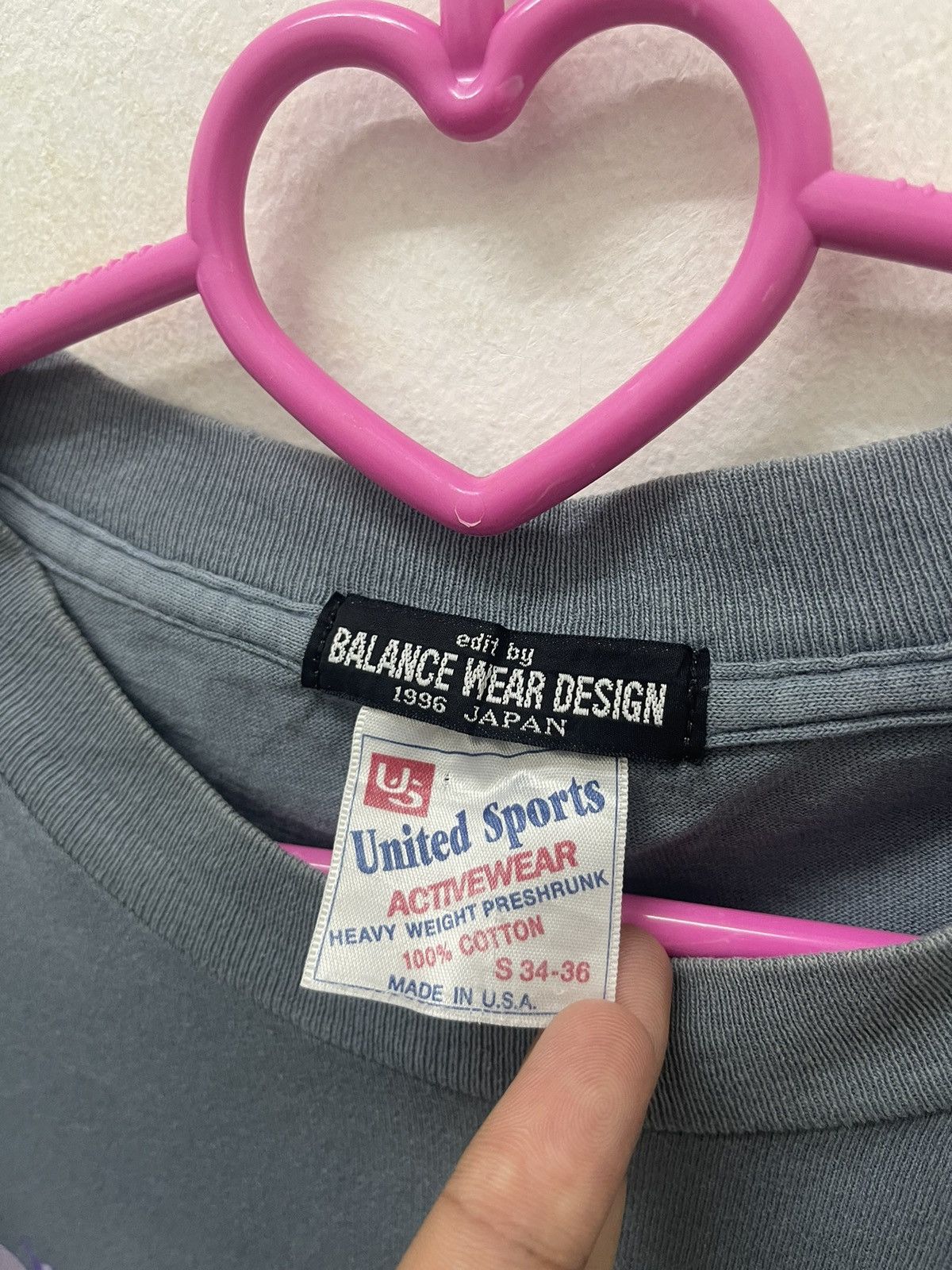 Band Tees Rare 90s Vintage BALANCE WEAR DESIGN 1996 Japan Roots Vol. 1 Size US S / EU 44-46 / 1 - 3 Thumbnail
