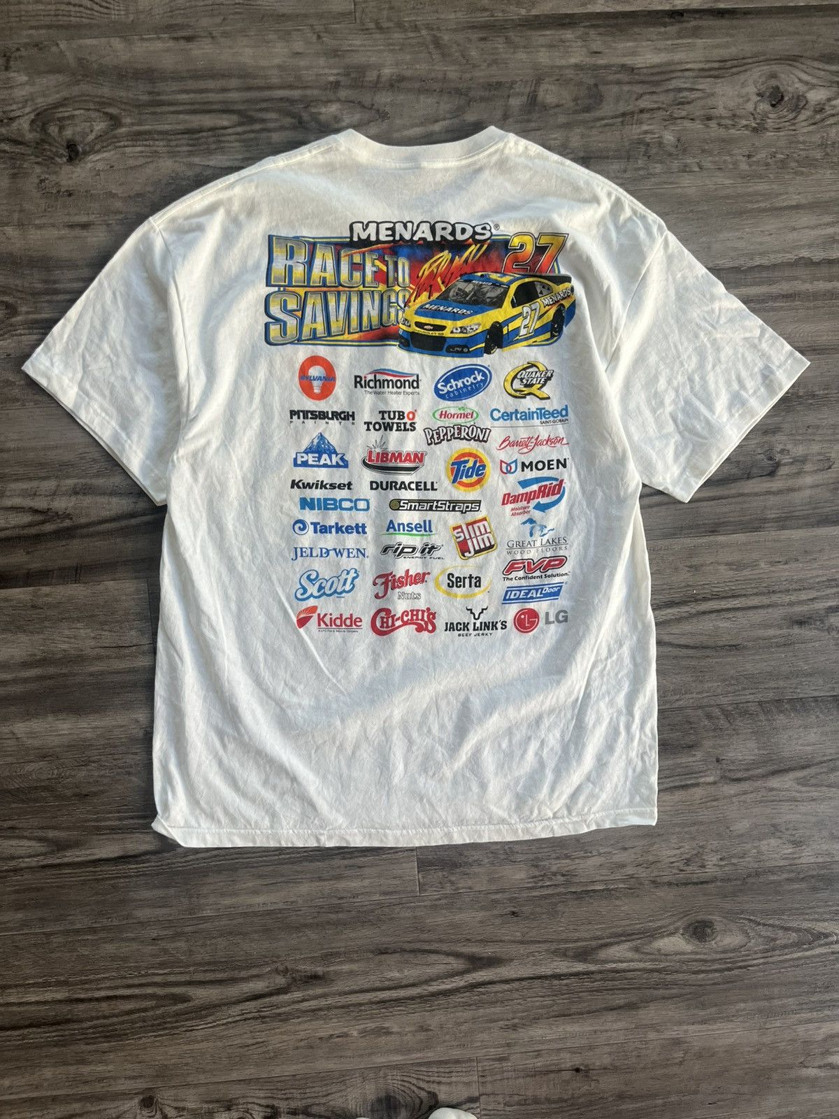 NASCAR × Vintage Vintage 90s y2k Nascar Tee Size US XL / EU 56 / 4 - 3 Thumbnail