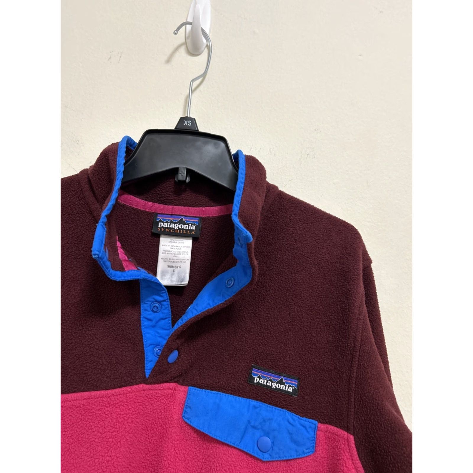 Patagonia Patagonia Synchilla Pullover Womens Small Radiant Magenta Fleece Snap T Lightweight Casual Sleeveless? Size S / US 4 / IT 40 - 4 Thumbnail