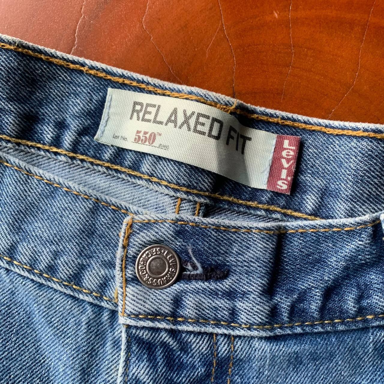 Levi's Levis 550 Relaxed Fit Big Size Blue Denim Jeans Pants Size US 41 - 14 Thumbnail