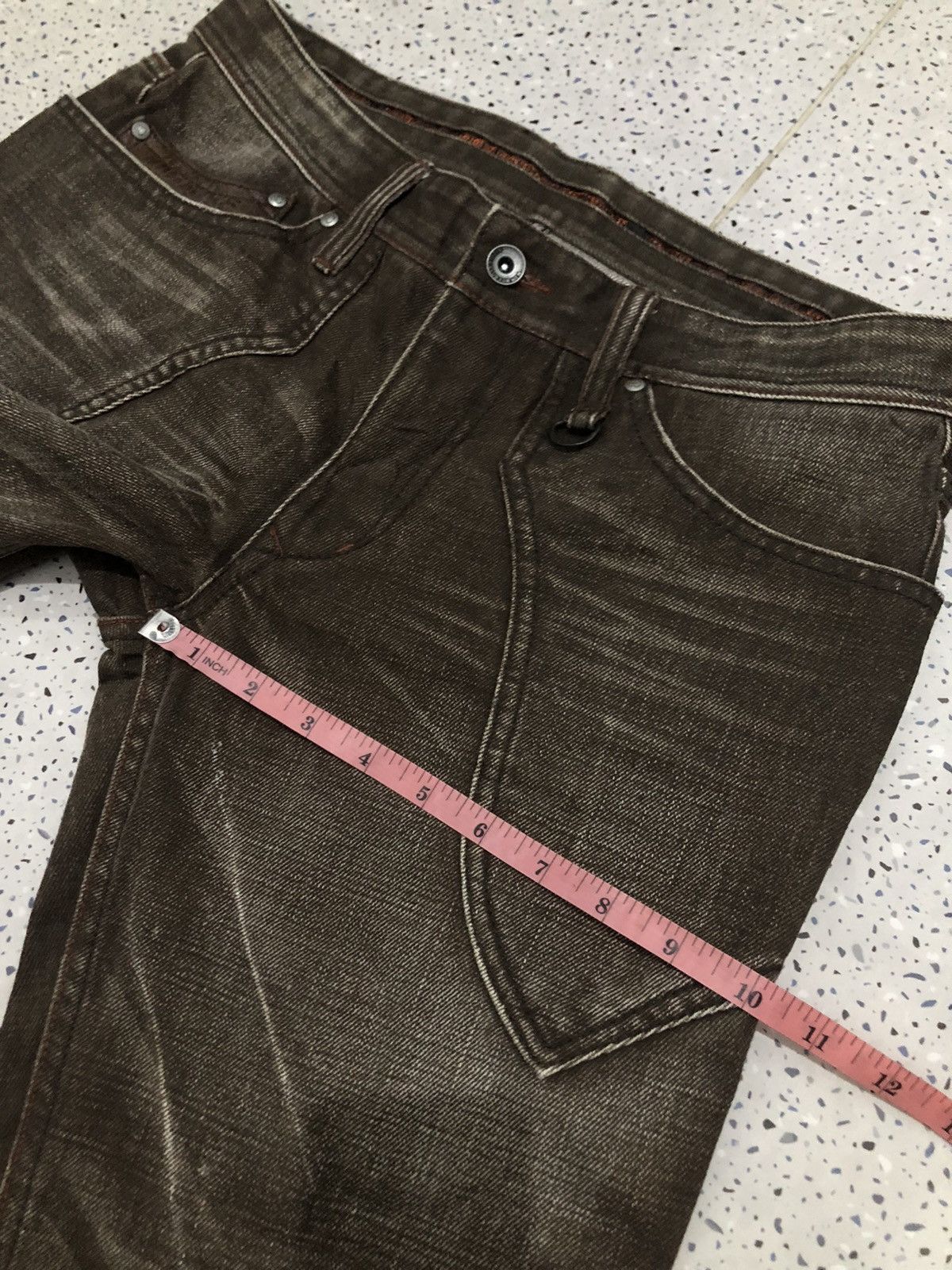 Japanese Brand × Le Grande Bleu (L.G.B.) THRASHED💥 Nicole Club For Men Washed Denim Size US 32 / EU 48 - 16 Thumbnail