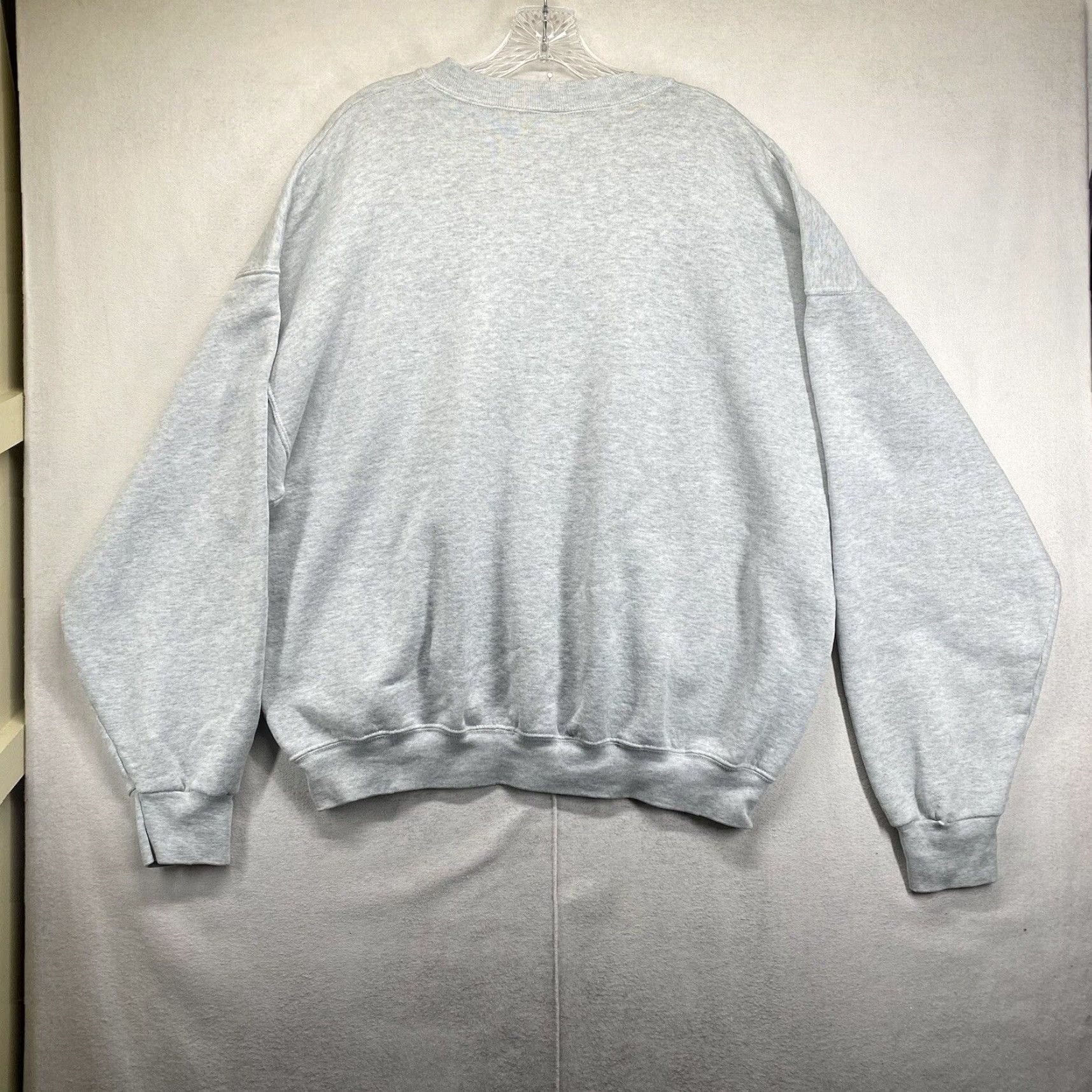 Fruit Of The Loom VINTAGE Fruit of the Loom Sweatshirt Embroidered Logo Gray XL Men Pullover 50/50 Knit All Seasons Soft Thin - Work Size US XL / EU 56 / 4 - 3 Thumbnail