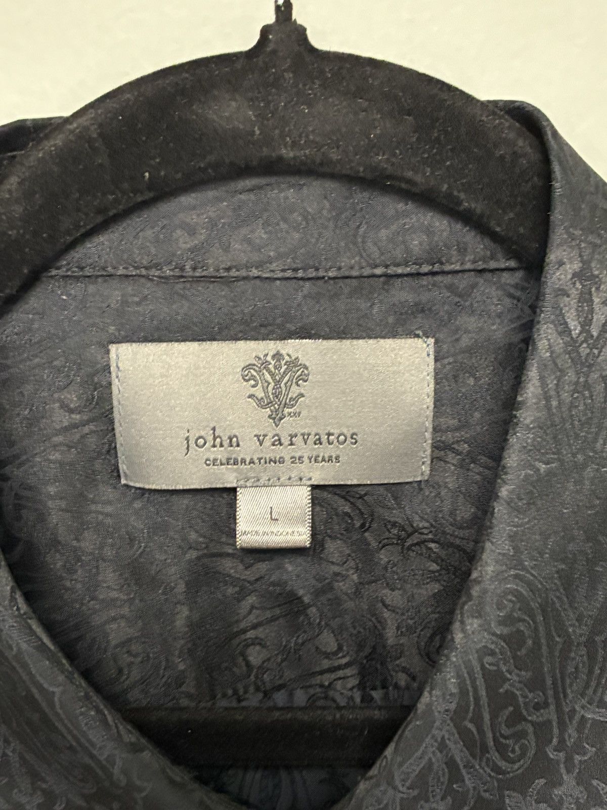 John Varvatos Martin Shirt Size Large Size US L / EU 52-54 / 3 - 13 Thumbnail
