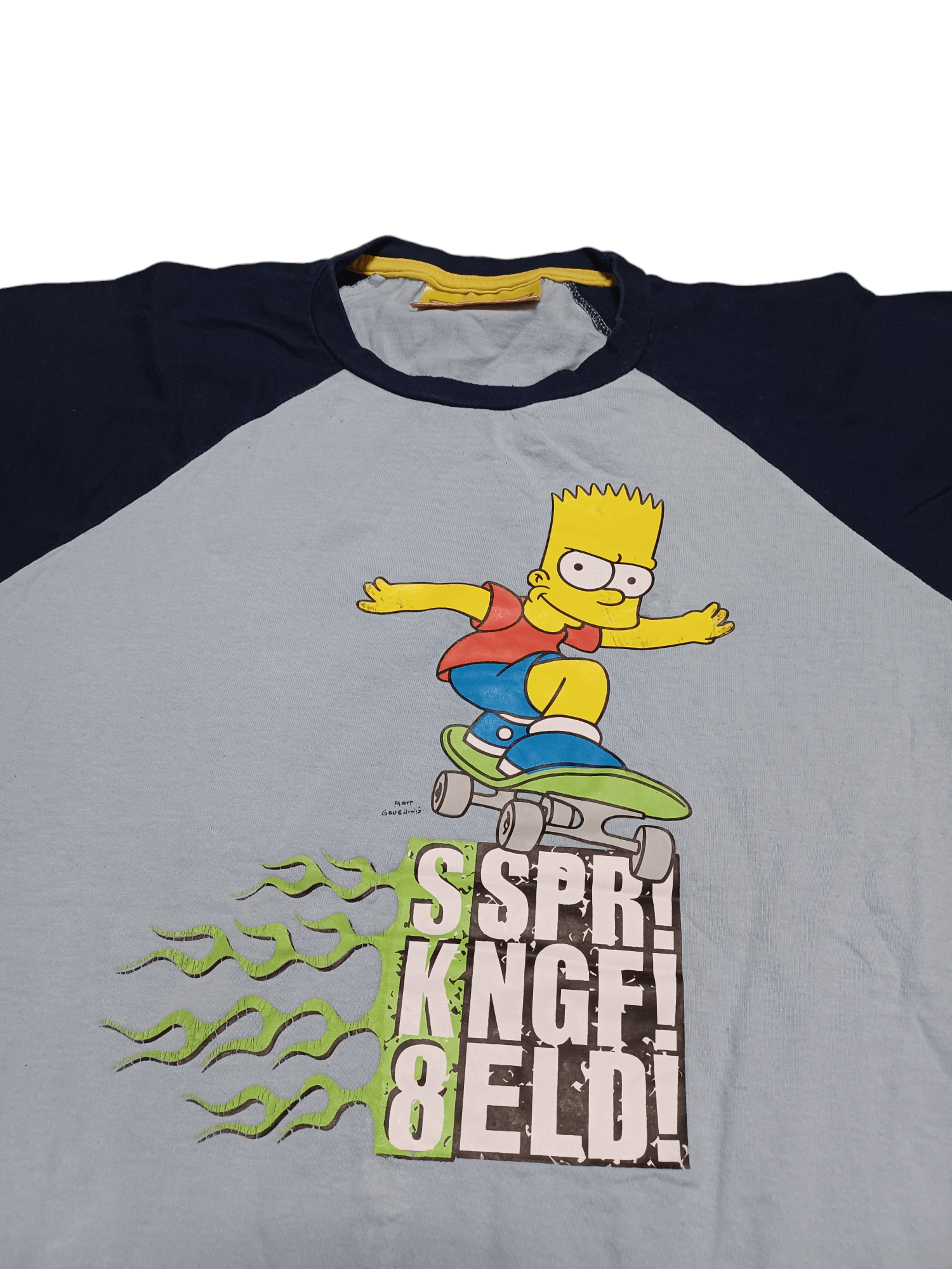 The Simpsons 2005 VINTAGE THE SIMPSONS BART SK8 SPRINGFIELD Size US M / EU 48-50 / 2 - 3 Thumbnail