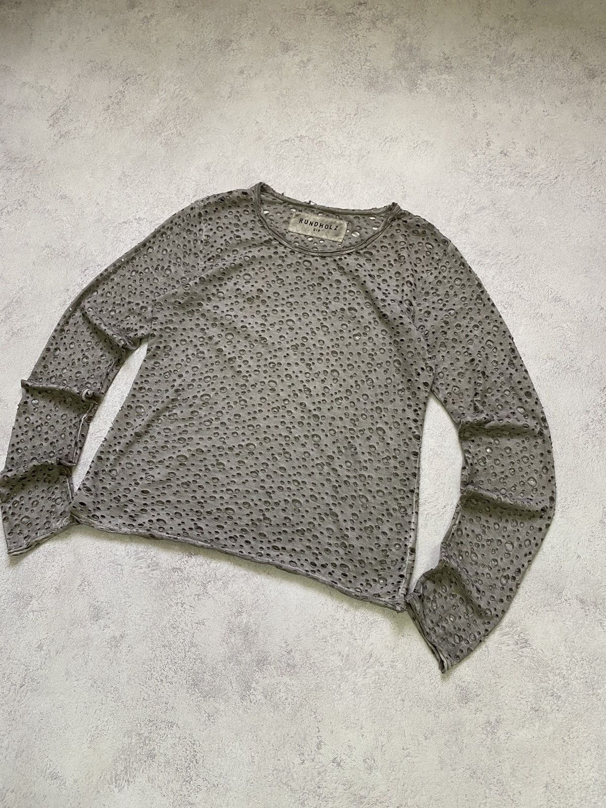 Rundholz Rundholz Dip Women’s Distressed Long Sleeve Top Size M-L Size M / US 6-8 / IT 42-44 - 2 Thumbnail