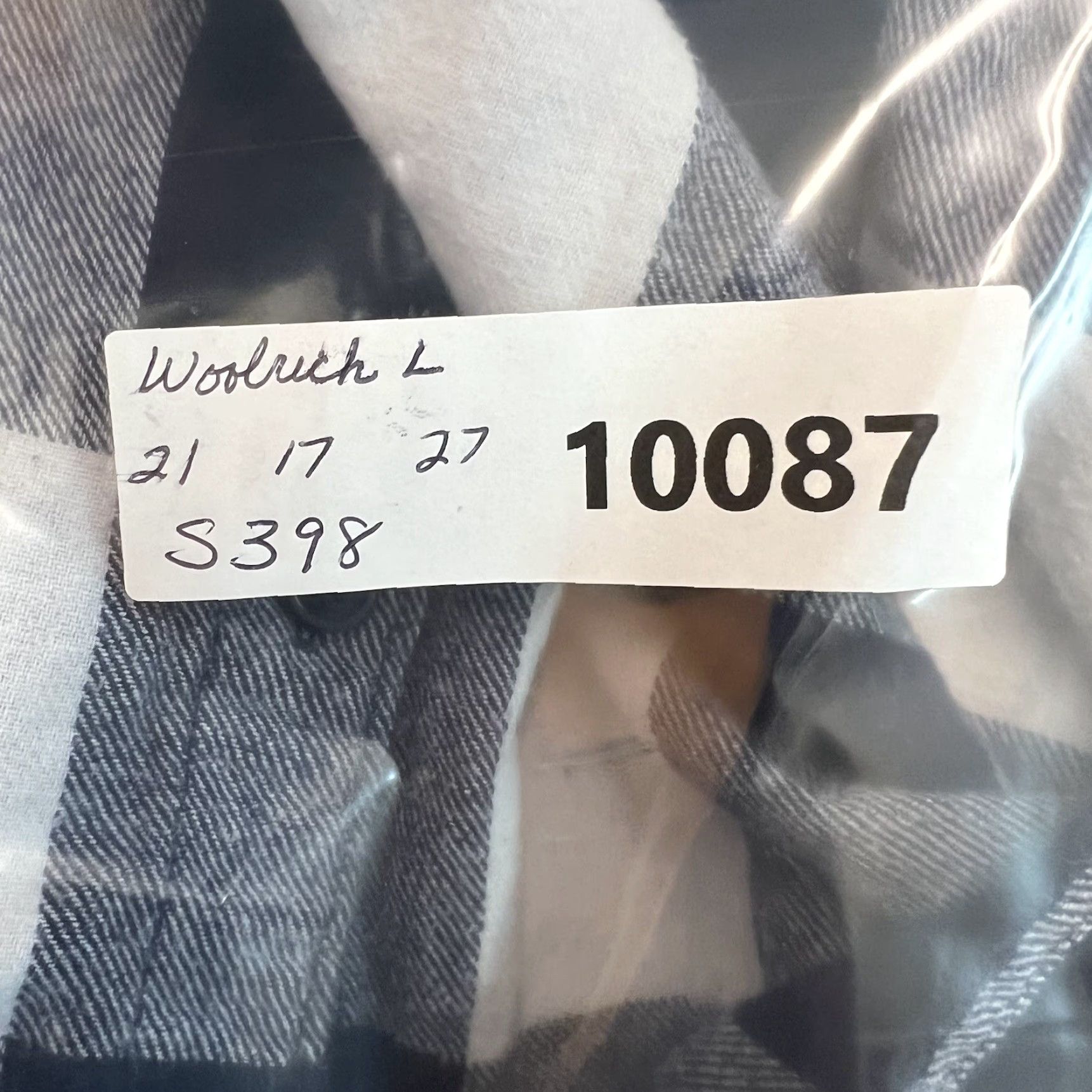 Vintage Woolrich Shirt Women L Blue Plaid Flannel Button-Up Long Sleeve 100% Cotton Size L / US 10 / IT 46 - 8 Thumbnail