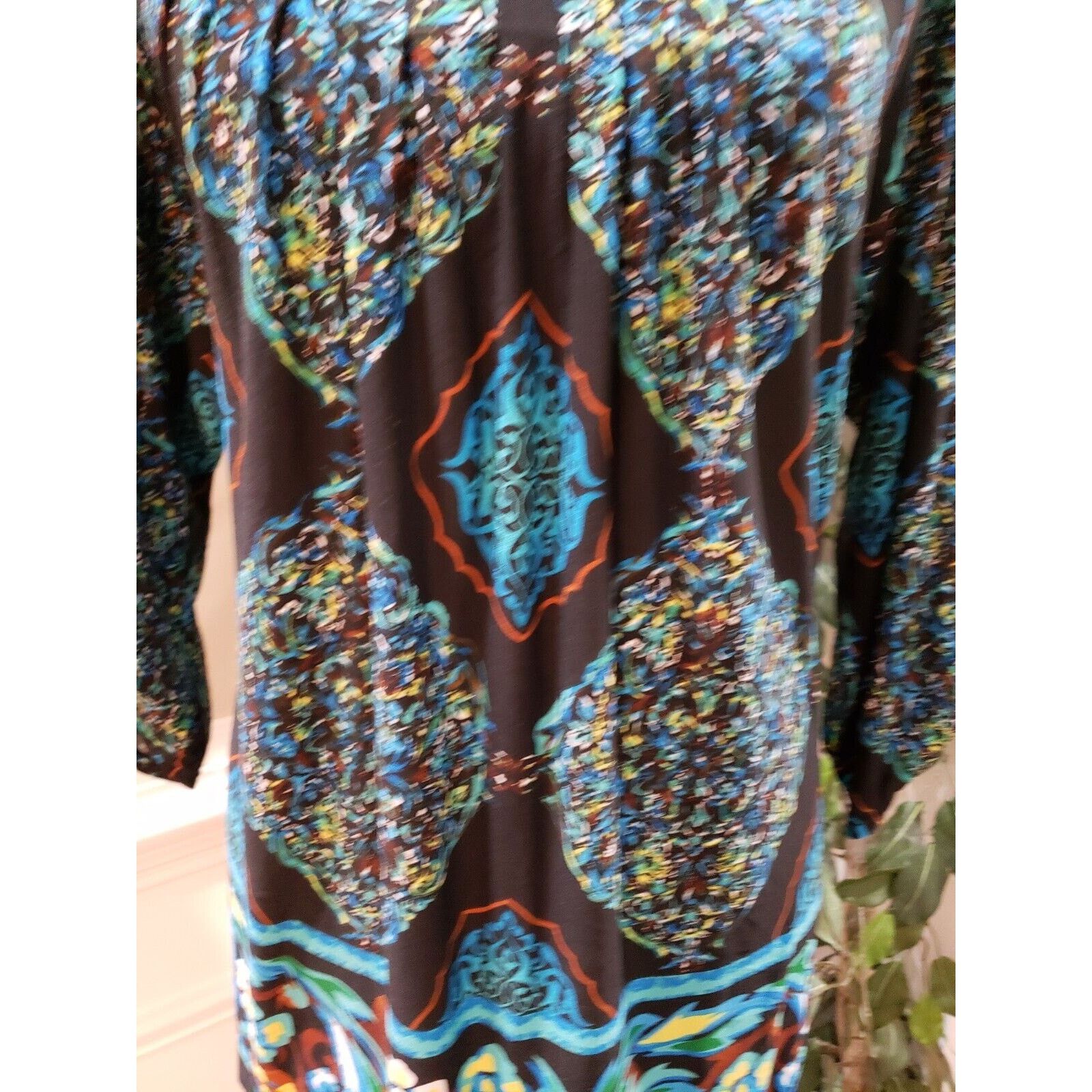 Other Kim Rogers Polyester Round Neck Long Sleeve Top Blouse Large Size L / US 10 / IT 46 - 3 Thumbnail