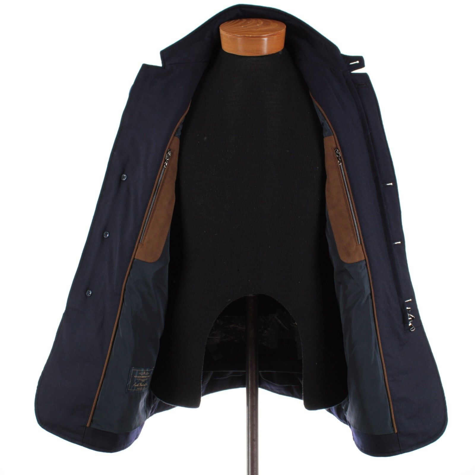 Zanella Zanella Coat Size L US In Blue Wool Size US L / EU 52-54 / 3 - 7 Thumbnail