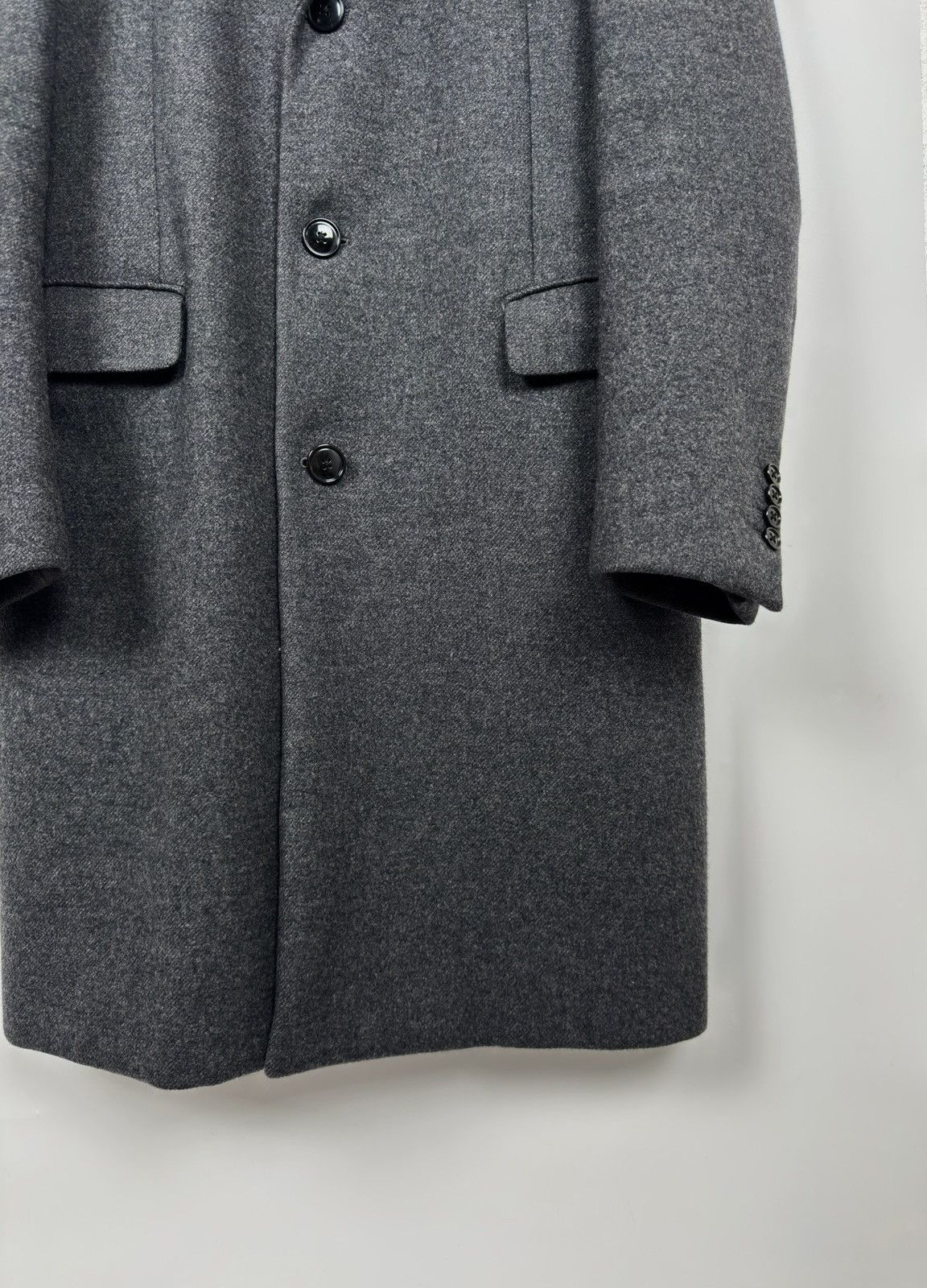 Hermes Hermes Heavy Wool Black-Grey Coat Size US M / EU 48-50 / 2 - 4 Thumbnail