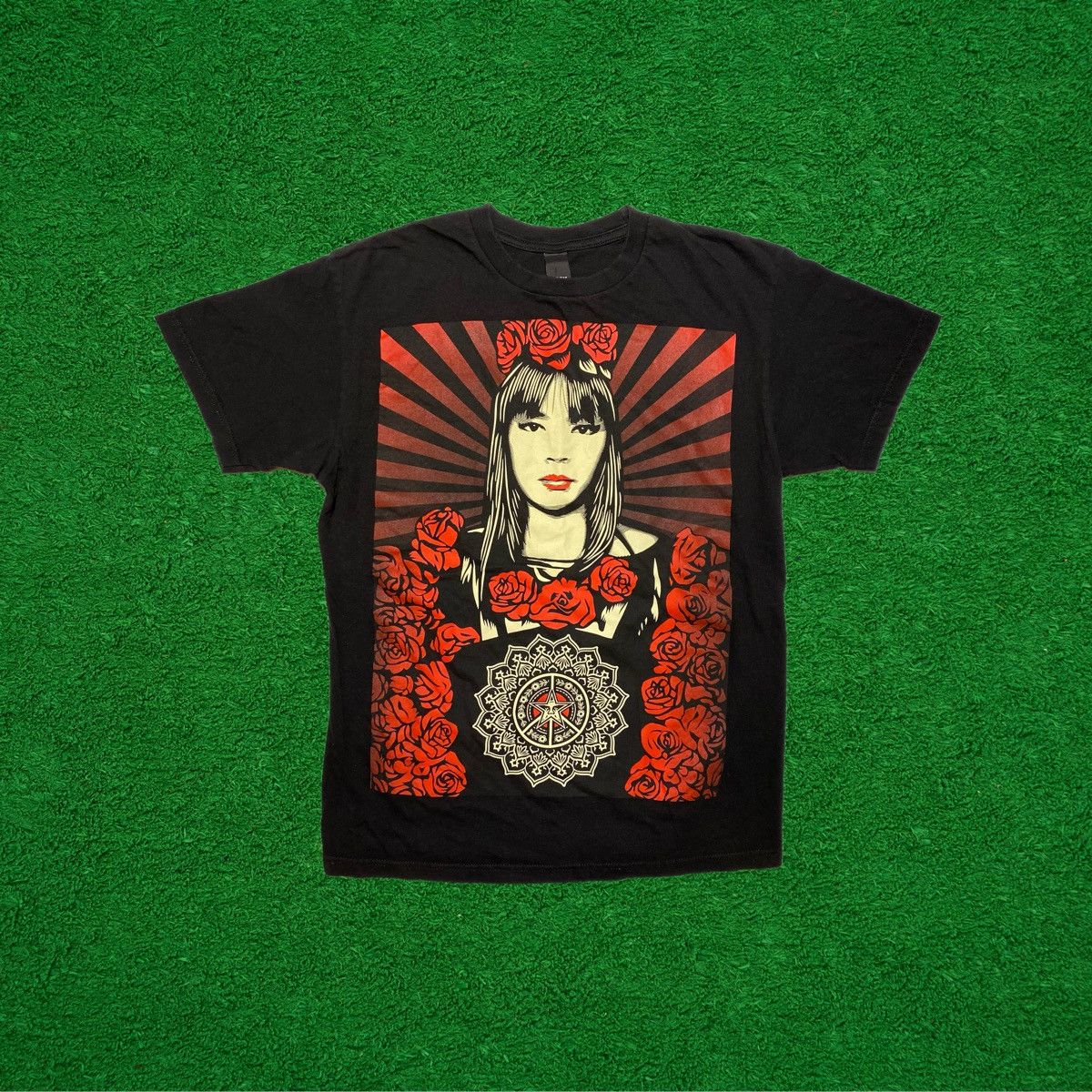 Obey Obey Rose Girl Tee (Medium) Size US M / EU 48-50 / 2 - 1 Thumbnail