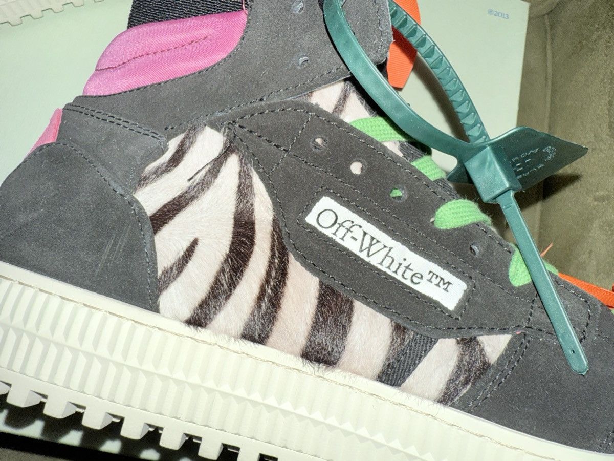 Off-White Off White “Off Court 3.0 Leather” Zebra Black, DS! OG Box Size US 12 / EU 45 - 12 Thumbnail