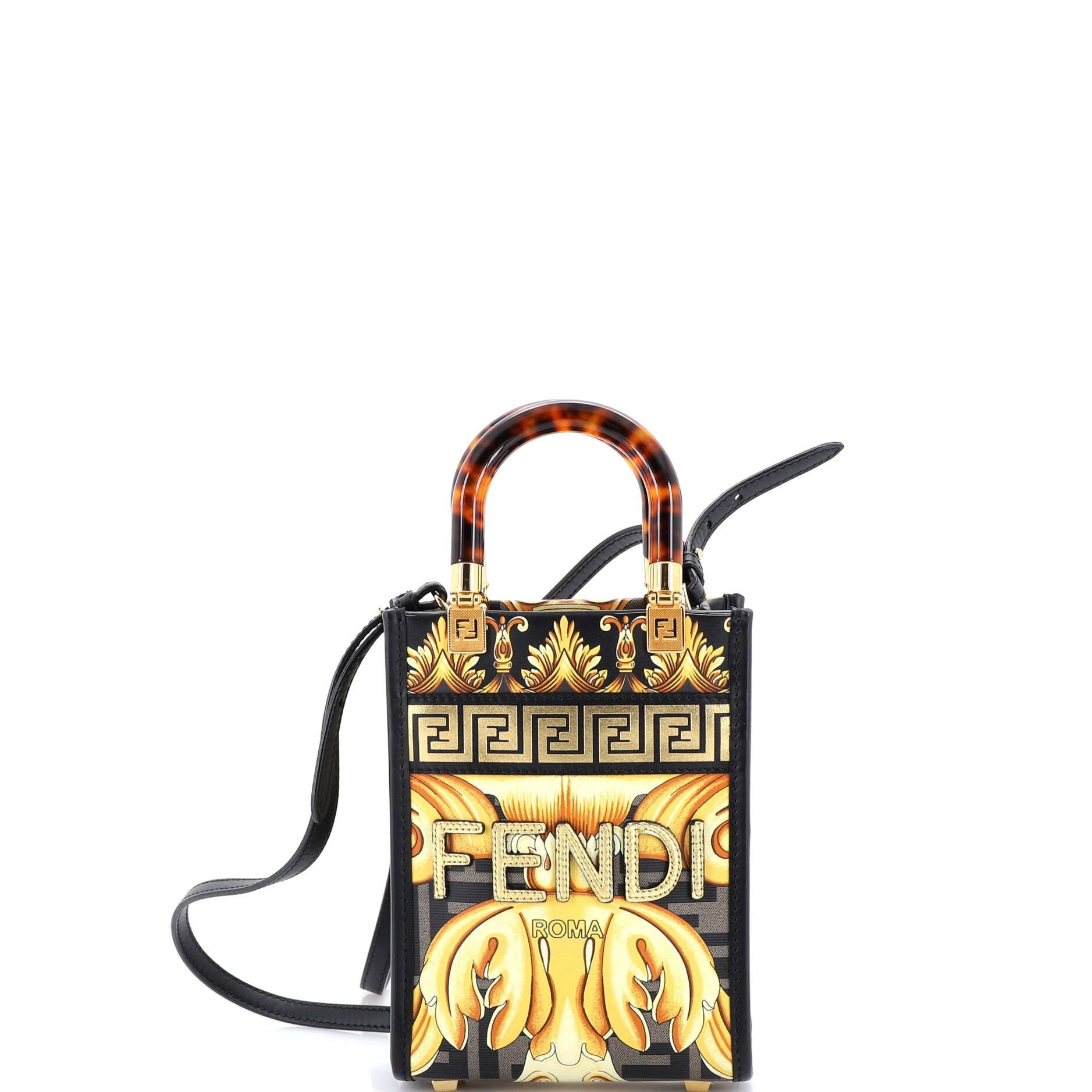 Fendi x Versace Fendace Convertible Sunshine Shopper Tote Size ONE SIZE - 1 Thumbnail