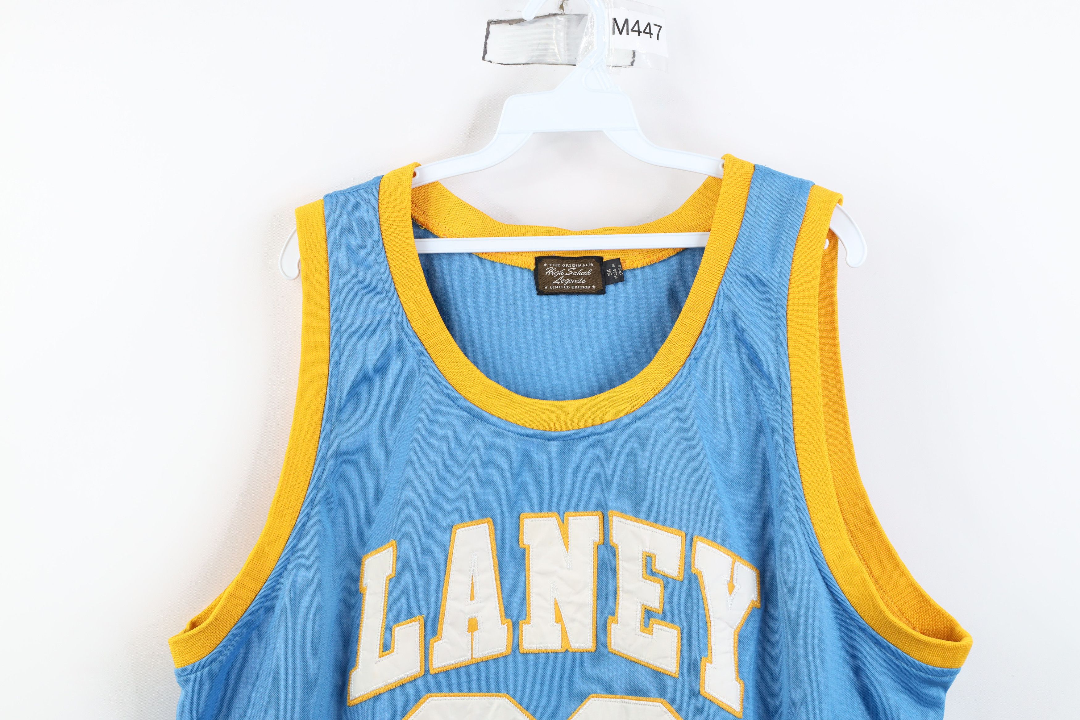 Vintage Vintage Michael Jordan Laney High School Basketball Jersey Size US XXL / EU 58 / 5 - 2 Thumbnail