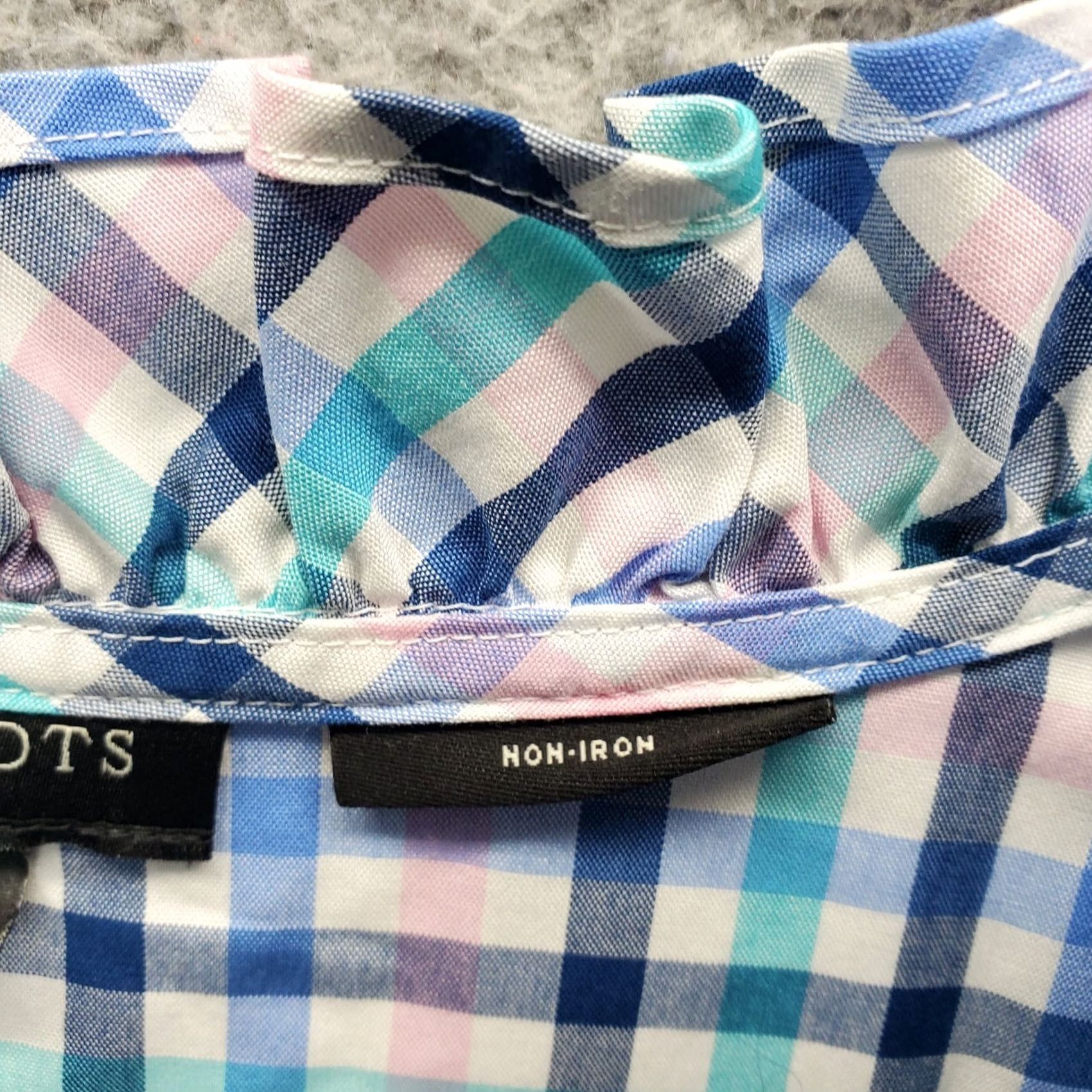 Talbots Talbots Tunic Top Womens Size 2P Multicolor Plaid Non-Iron Ruffle V-Neck Pullover Size XS / US 0-2 / IT 36-38 - 7 Thumbnail