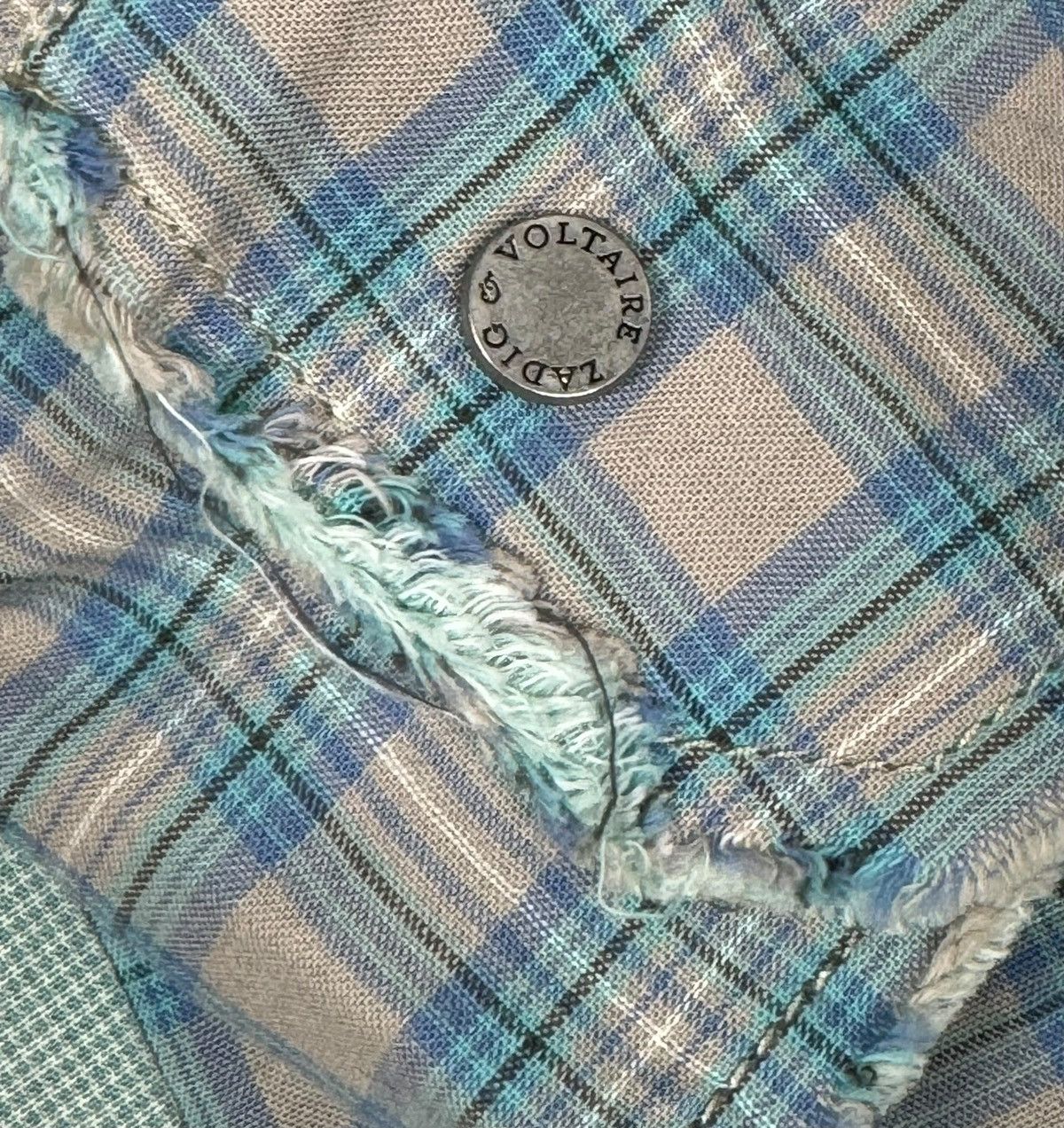 Zadig & Voltaire Zadig & Voltaire Checkered Shirt Button Up size S Size S / US 4 / IT 40 - 12 Thumbnail