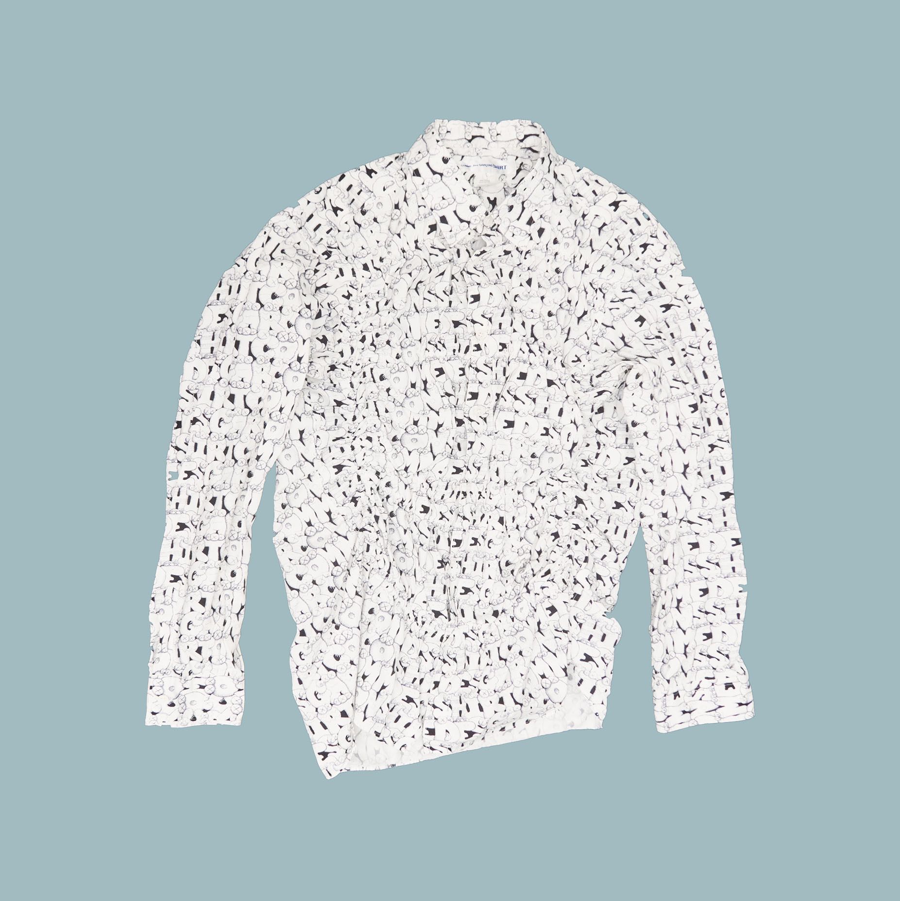 Comme des Garcons SHIRT × Kaws COMME des GARÇONS SHIRT x KAWS Printed L/S Synched Shirt Size US L / EU 52-54 / 3 - 3 Thumbnail