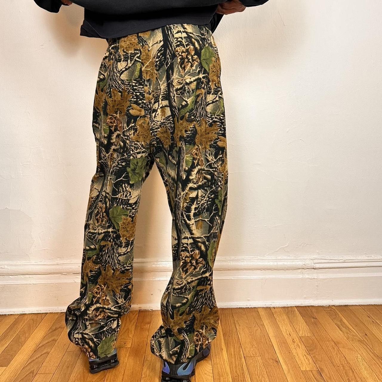 Cabelas Vintage Cabelas Brown/Black RealTree Flannel Pants - XLT Size US 34 / EU 50 - 3 Thumbnail