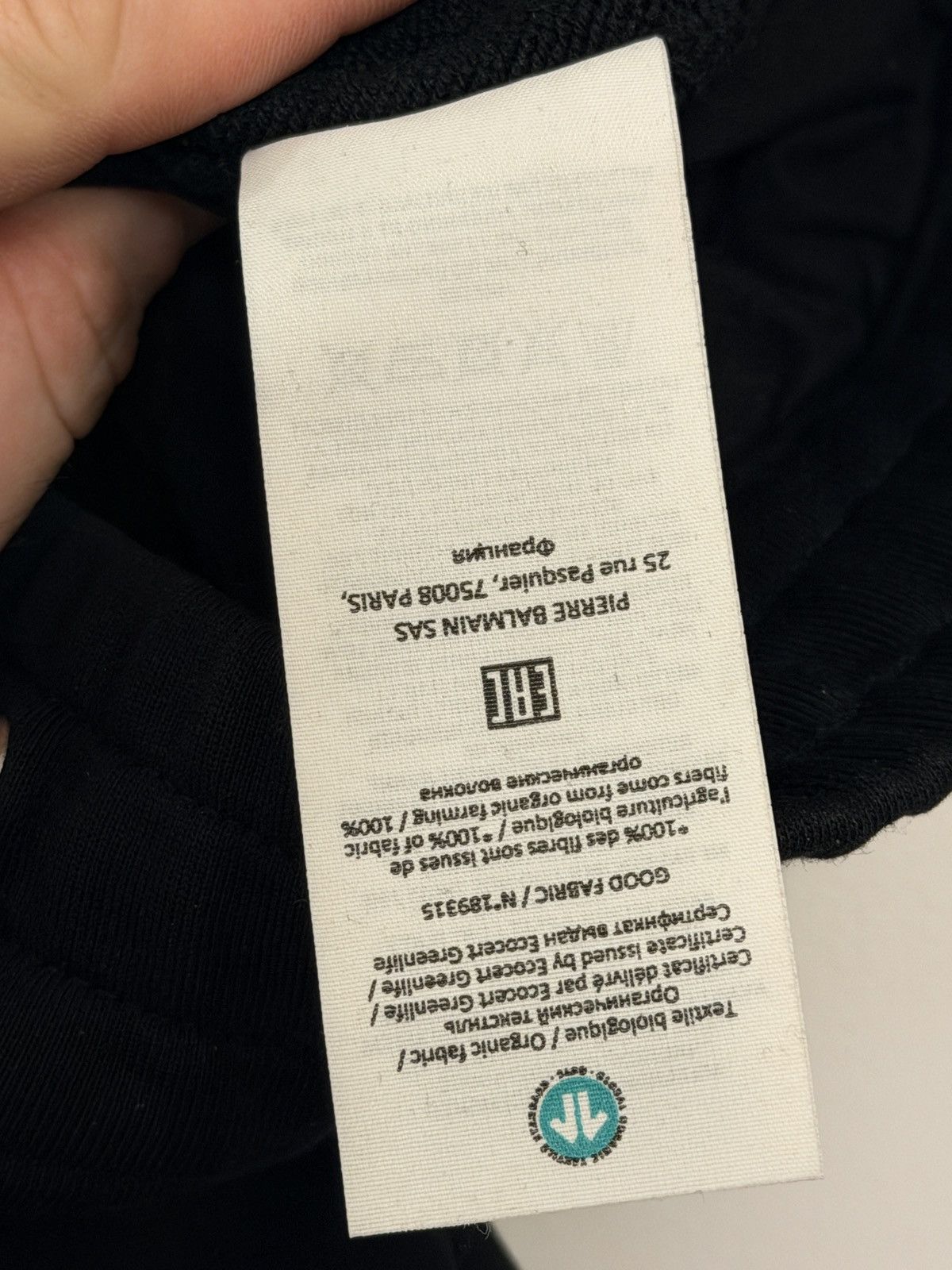Balmain Balmain Paris Mens Jersey Slim Fit Jogger Size US 44 / EU 60 - 6 Thumbnail