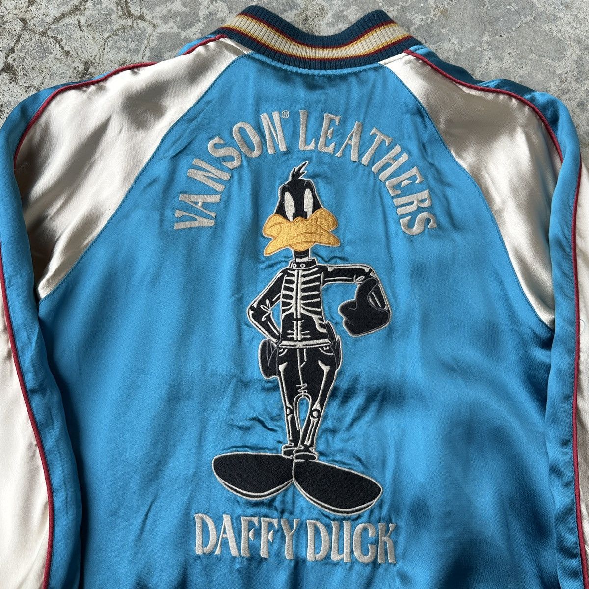 Vanson Leathers Looney Tunes vanson reversible Sukajan skeleton jacket Toyo Size US L / EU 52-54 / 3 - 12 Thumbnail