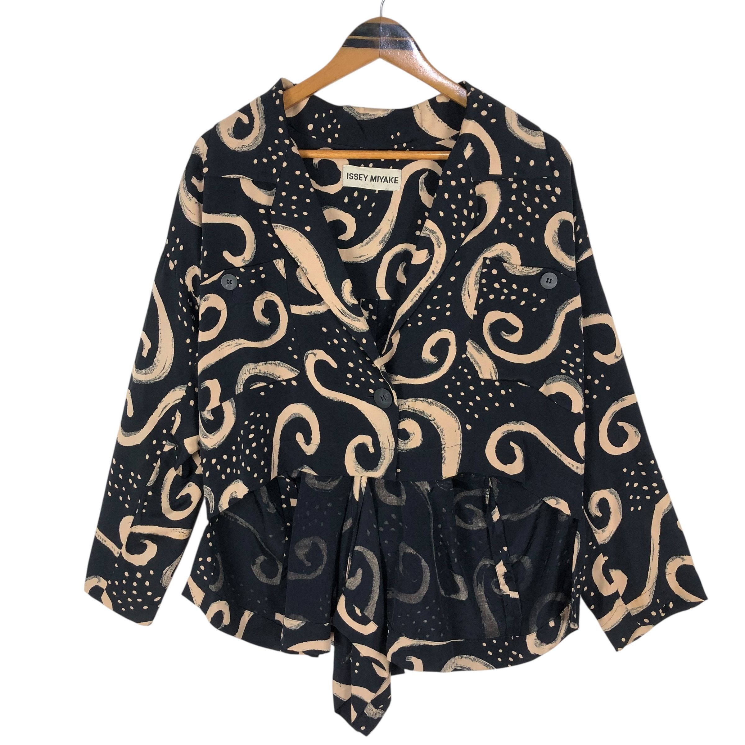 Issey Miyake Vintage Issey Miyake S/S 2002 Silk Blouse Size M / US 6-8 / IT 42-44 - 1 Thumbnail