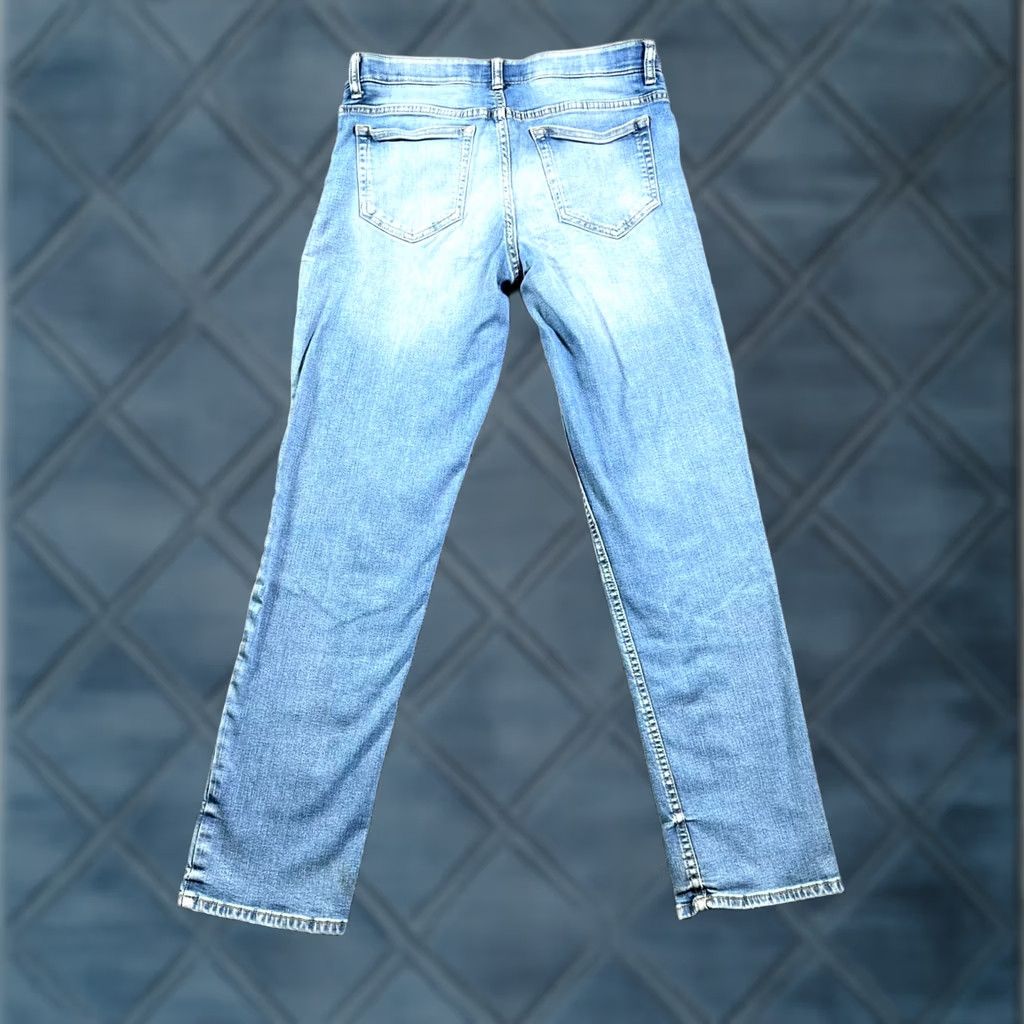 Denime Sonoma Jeans Mens 30x32 Blue Denim Distressed 5-Pocket Straight Flexwear Outdoor Jacket? Size US 30 / EU 46 - 1 Thumbnail