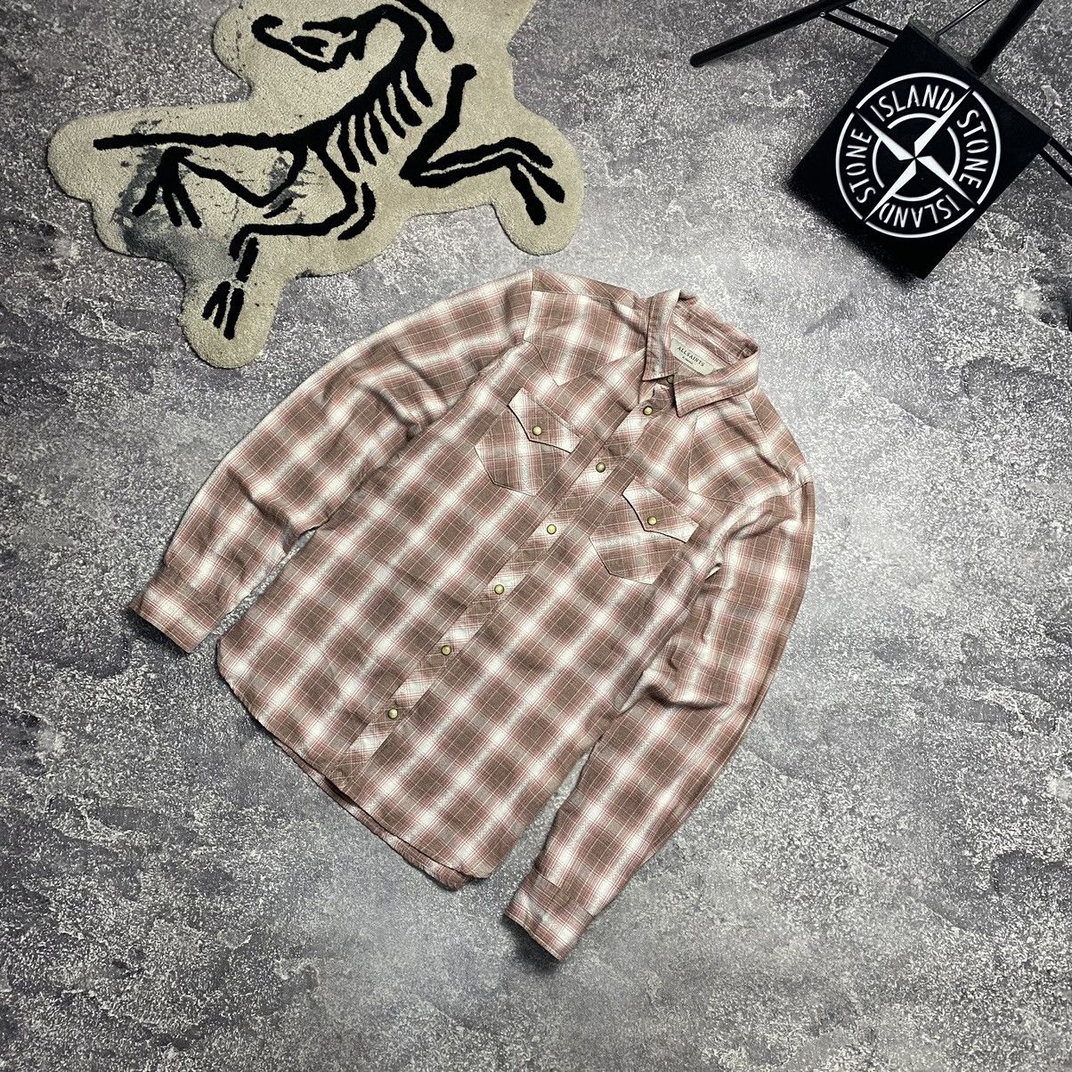 Allsaints Designer All Saints Double pockets y2k Overshirt Size US XS / EU 42 / 0 - 1 Thumbnail