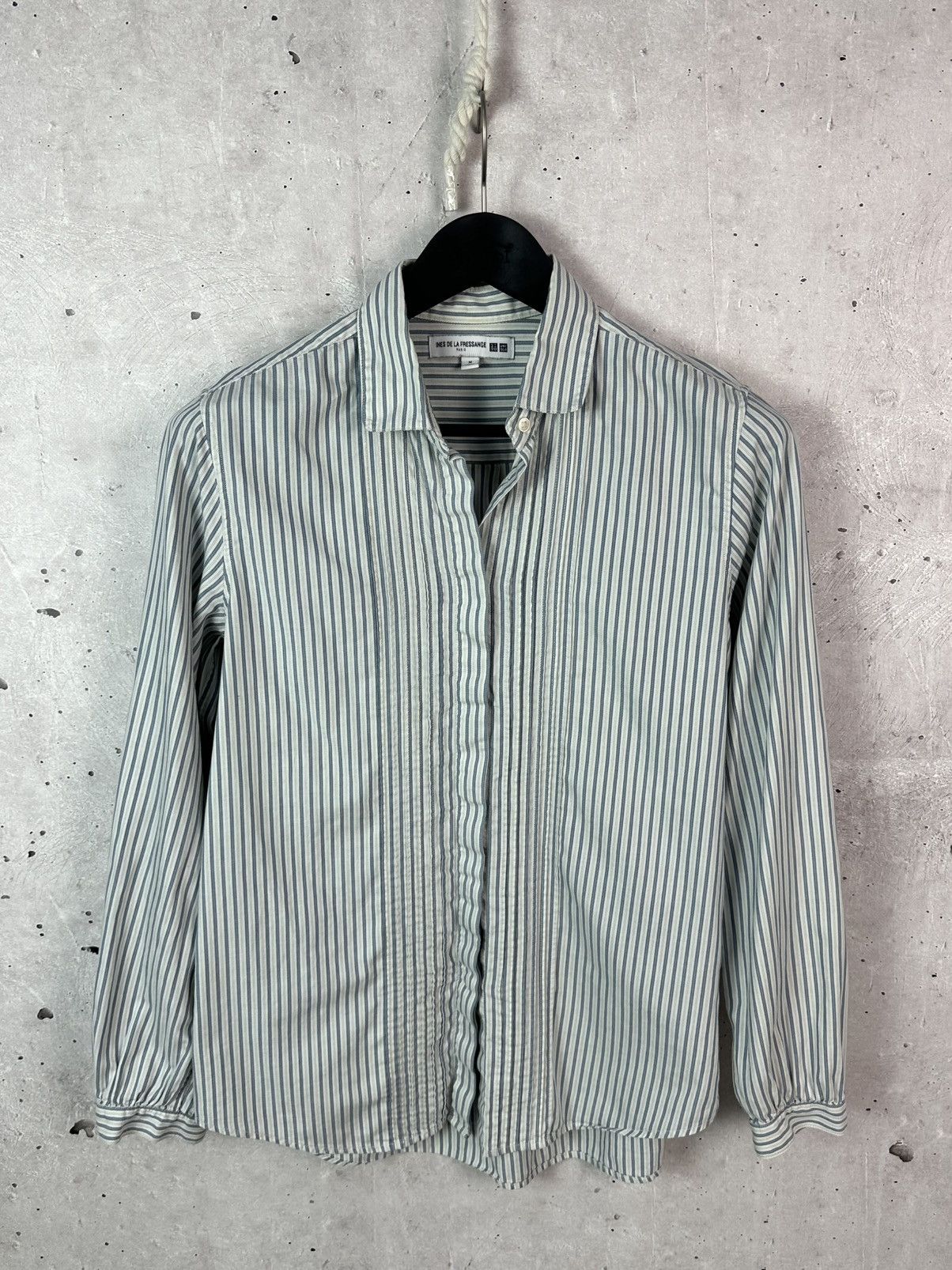 Uniqlo Uniqlo Ines De La Fressage Stripped Long Sleeve Shirt Size M / US 6-8 / IT 42-44 - 1 Thumbnail