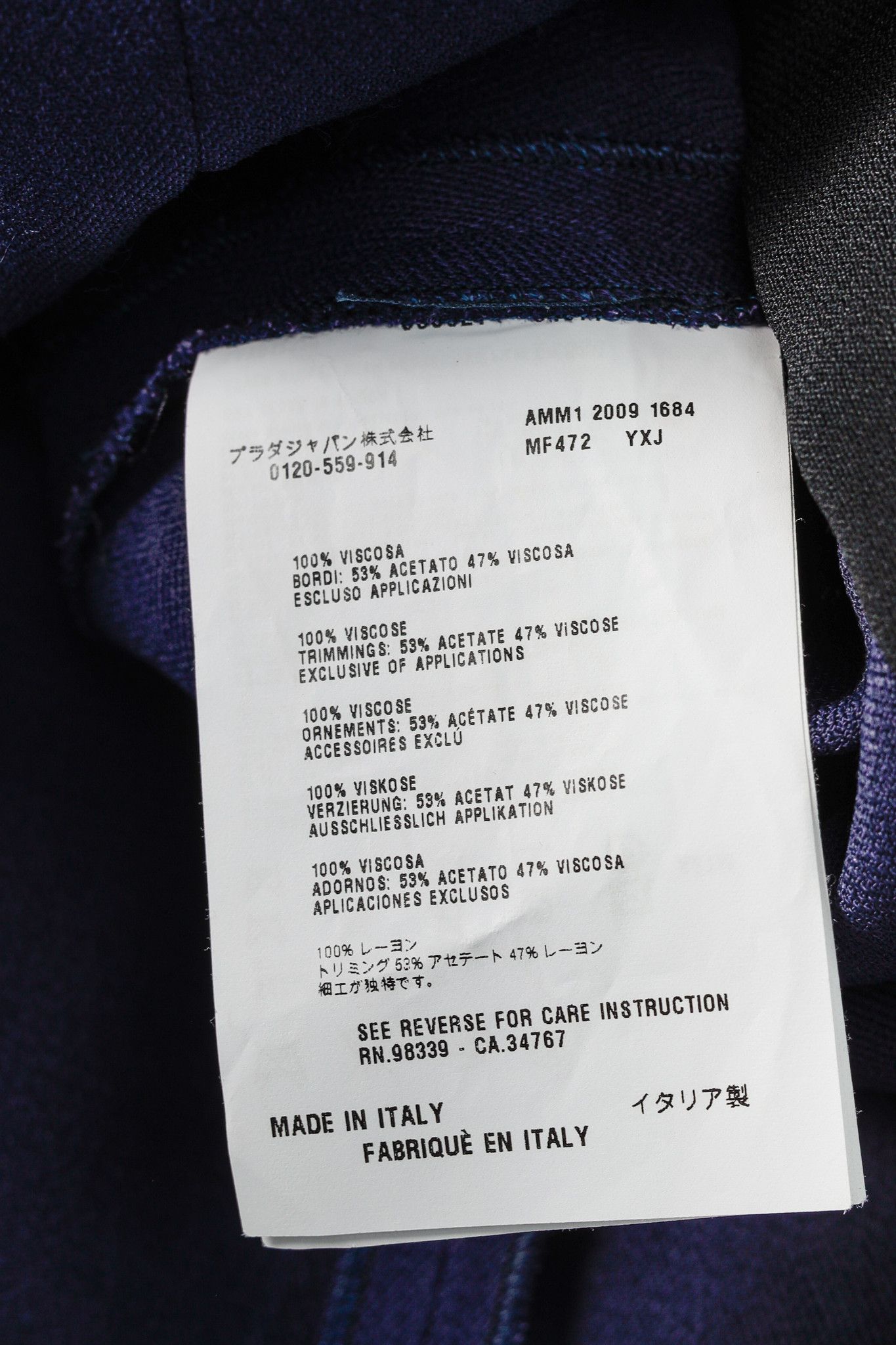 Miu Miu Miu Miu Cruise 2010 Viscose Crepe Crytal-Toggle Mini Dress Size M / US 6-8 / IT 42-44 - 10 Thumbnail