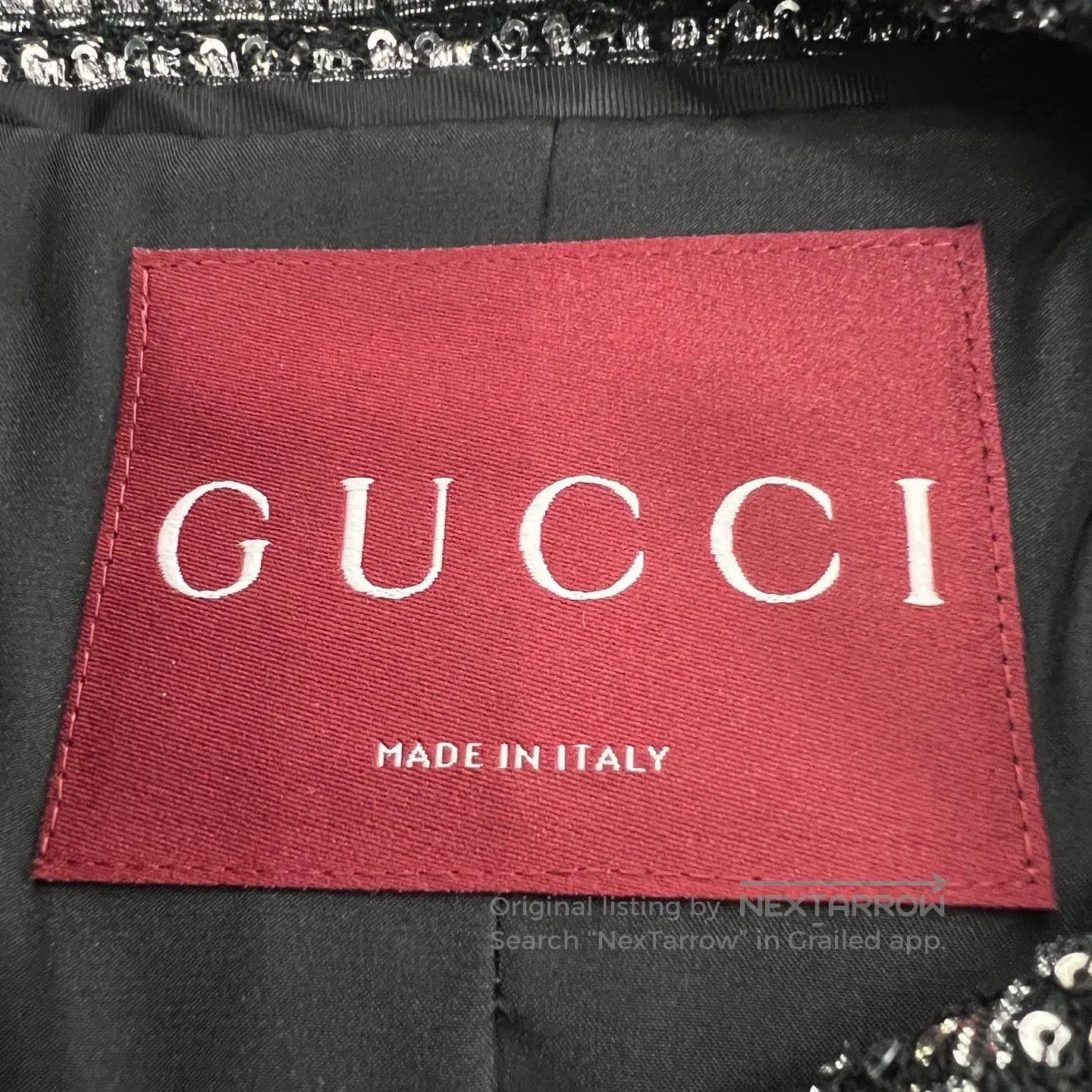 Gucci gucci striped short jacket with round collar. Size S / US 4 / IT 40 - 4 Thumbnail