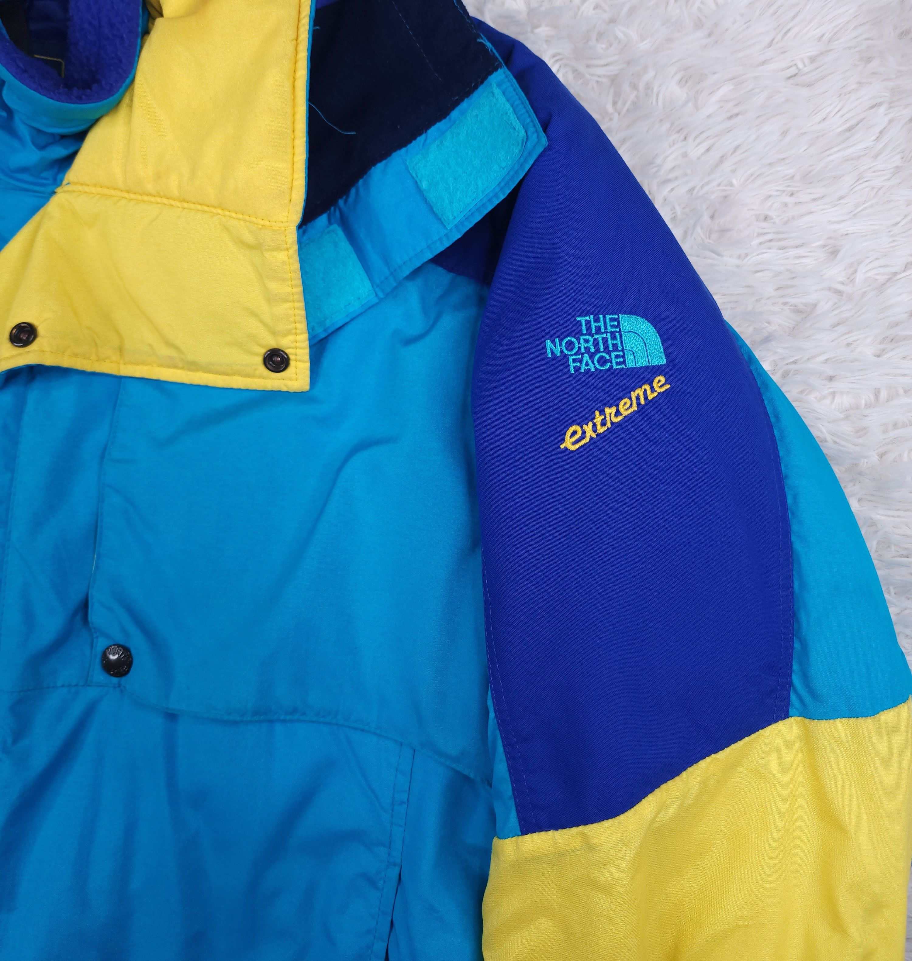 The North Face The North Face extreme blue/yellow windbreaker jacket Size US L / EU 52-54 / 3 - 2 Thumbnail