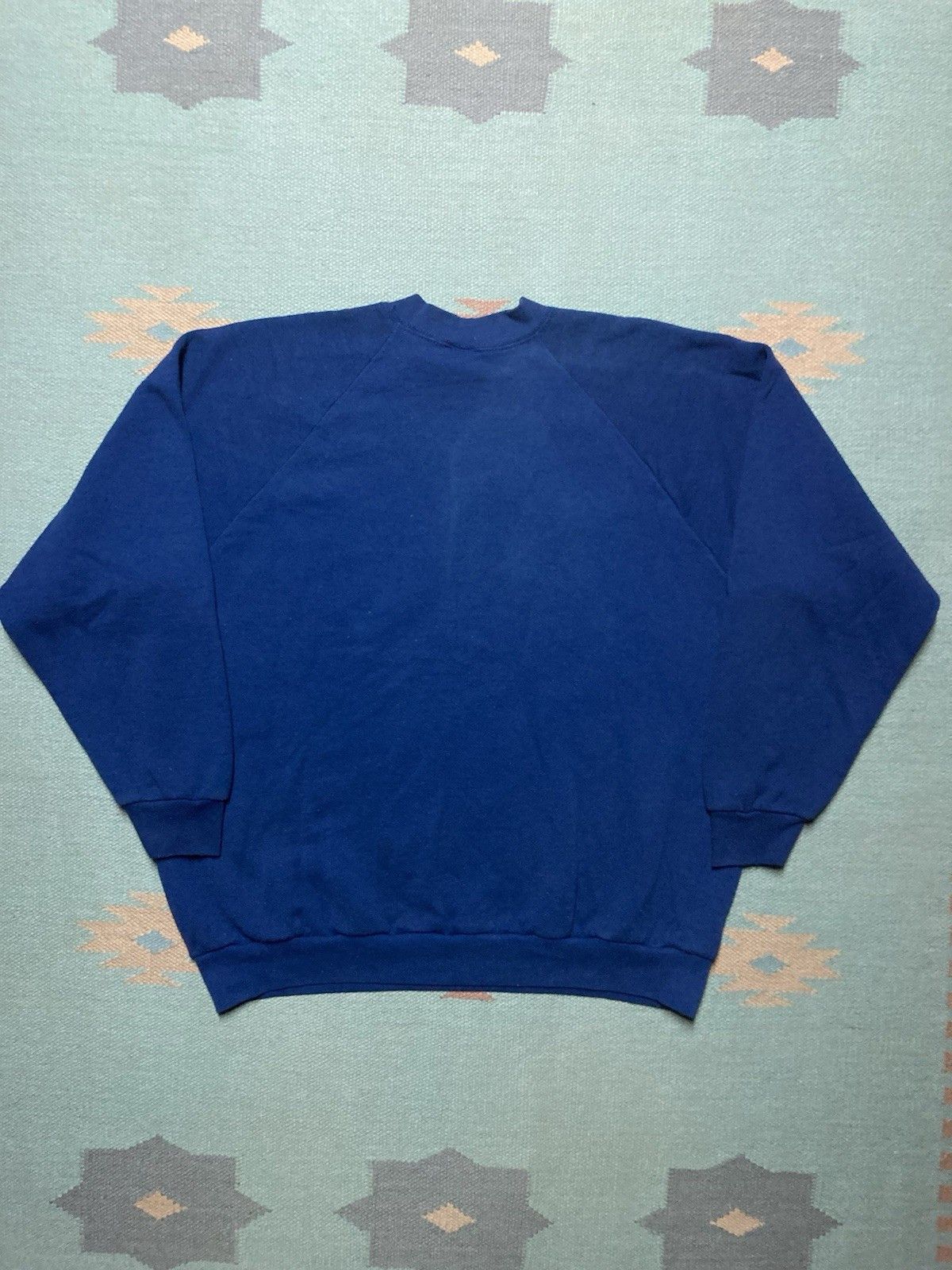 Fruit Of The Loom × Vintage 80s crewneck sweatshirt fruit of loom dark blank plain XL Size US XL / EU 56 / 4 - 4 Thumbnail
