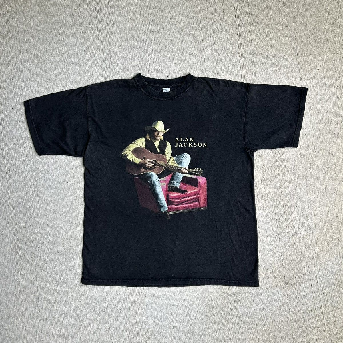 hot vintage 1998 alan jackson country music tour band t shirt