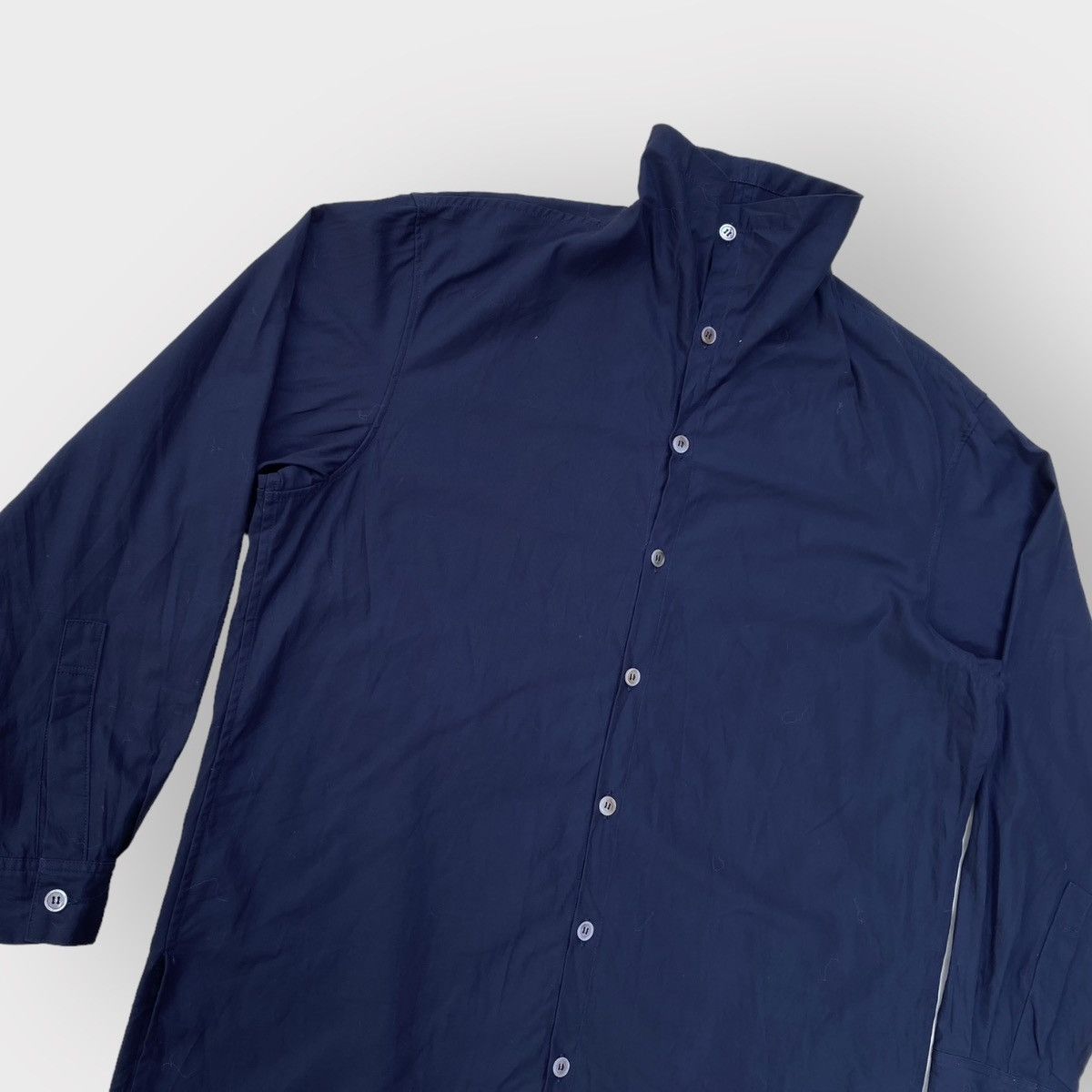 Yohji Yamamoto Y’s Mock Neck Shirt Size US M / EU 48-50 / 2 - 3 Thumbnail