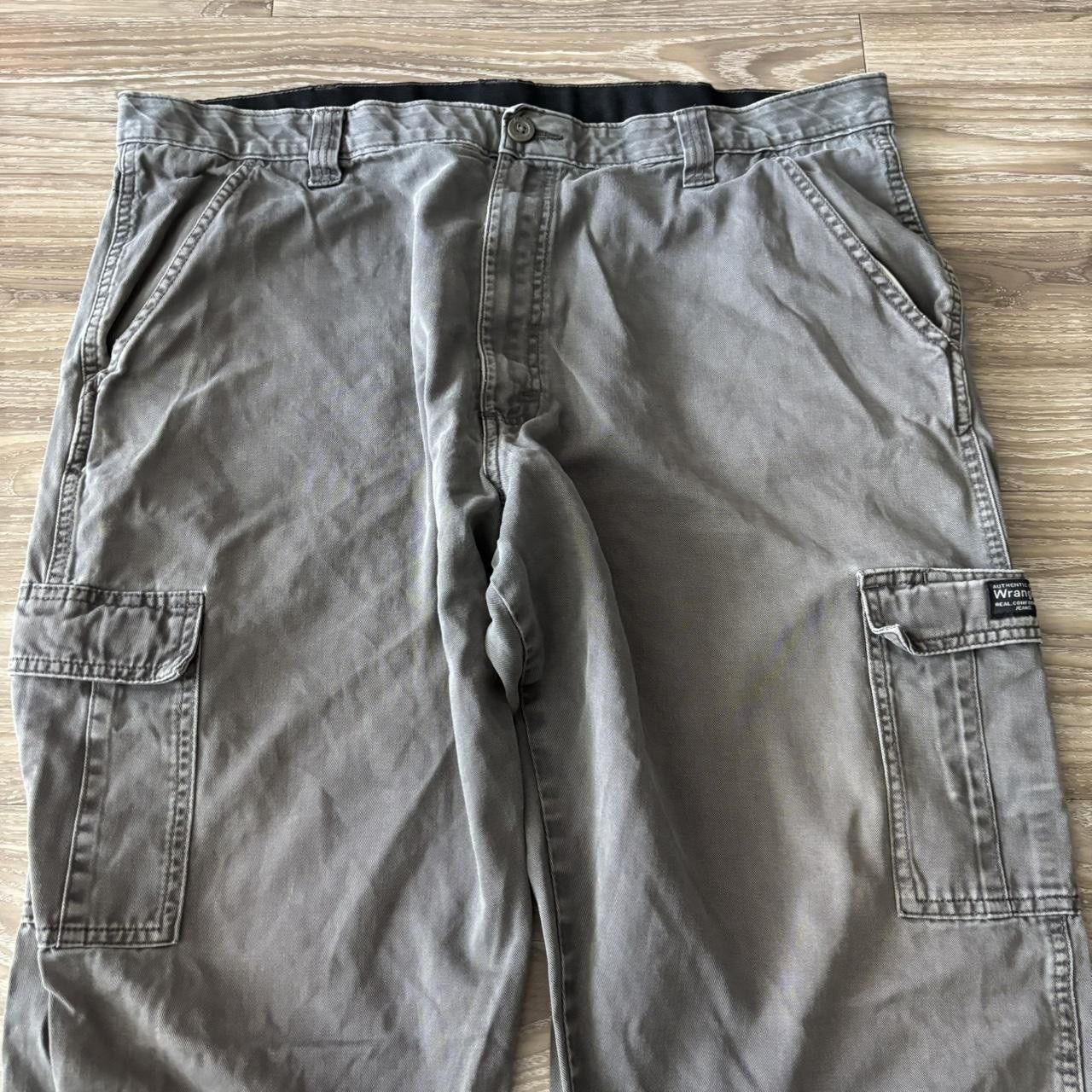 Japanese Brand Crazy Vintage Y2K/2000s Baggy Grey Skater Style Cargo Pants! 40x30 Size US 40 / EU 56 - 5 Thumbnail