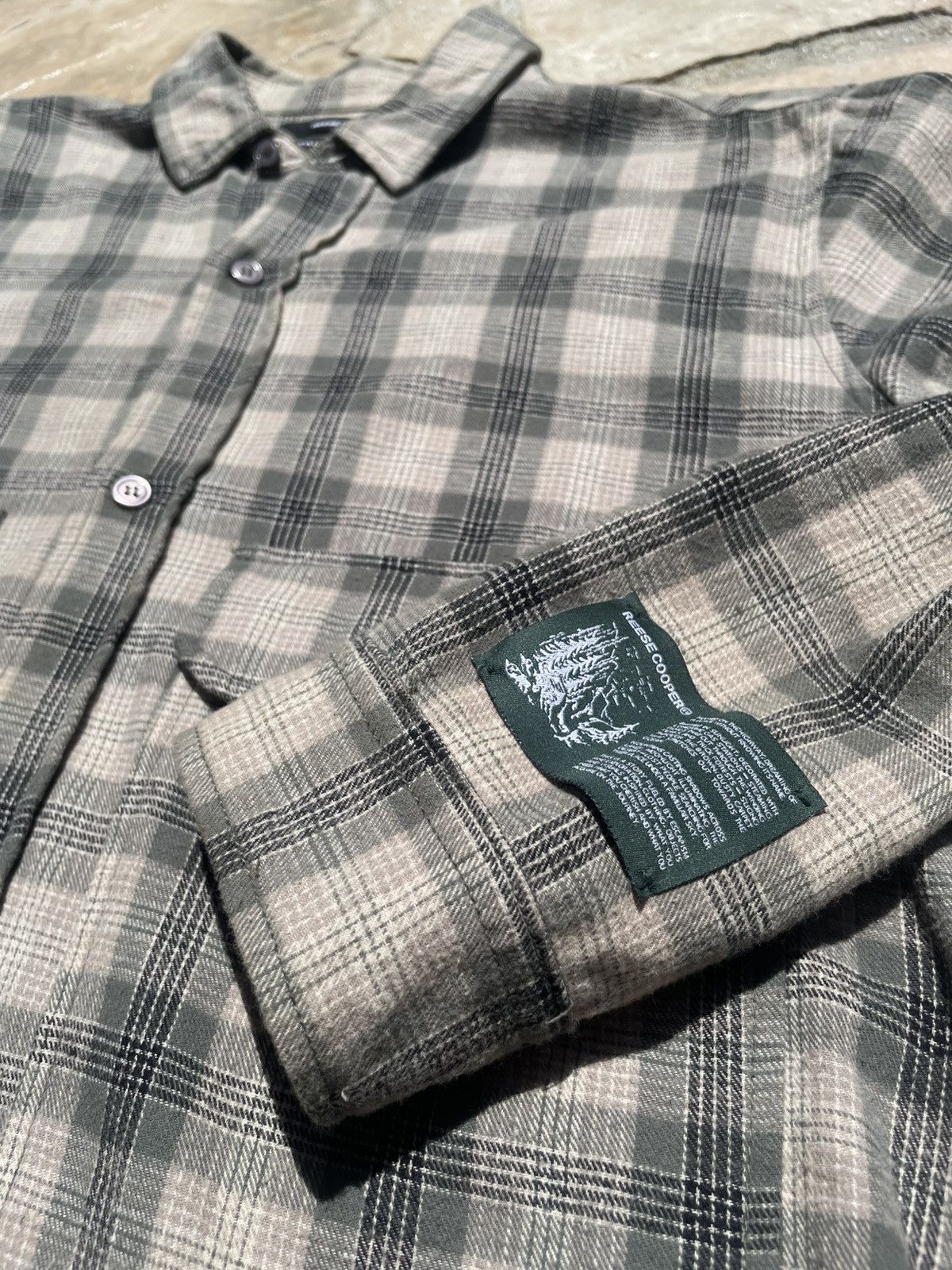 Reese Cooper Cropped Flannel How a Letter Travels Collection Reese Cooper Size US XL / EU 56 / 4 - 2 Thumbnail