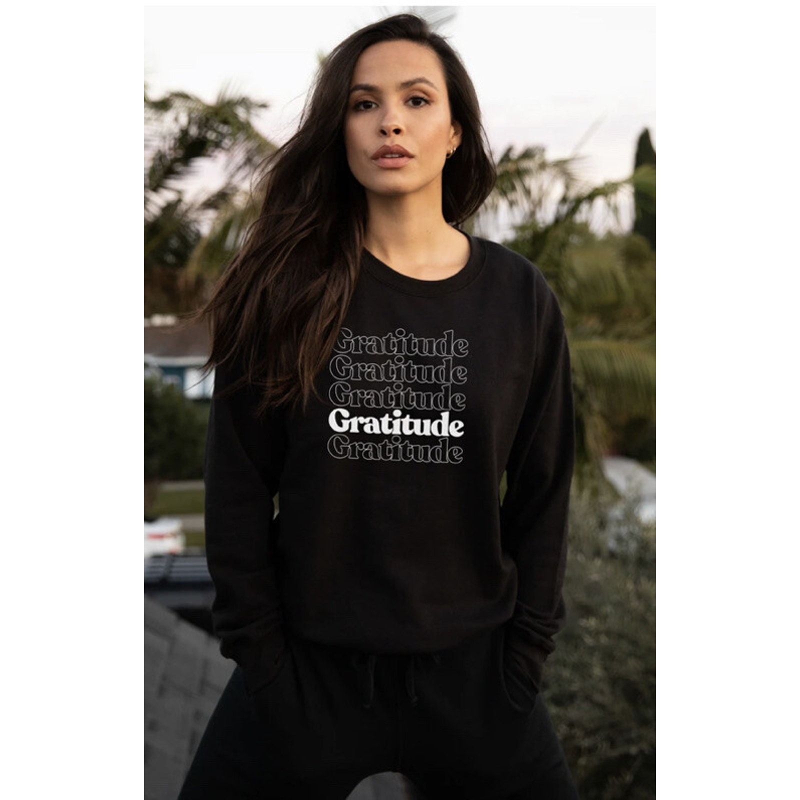 Riot Division Suburban riot GRATITUDE WILLOW SWEATSH BLACK size XS A003057 Size XS / US 0-2 / IT 36-38 - 1 Thumbnail
