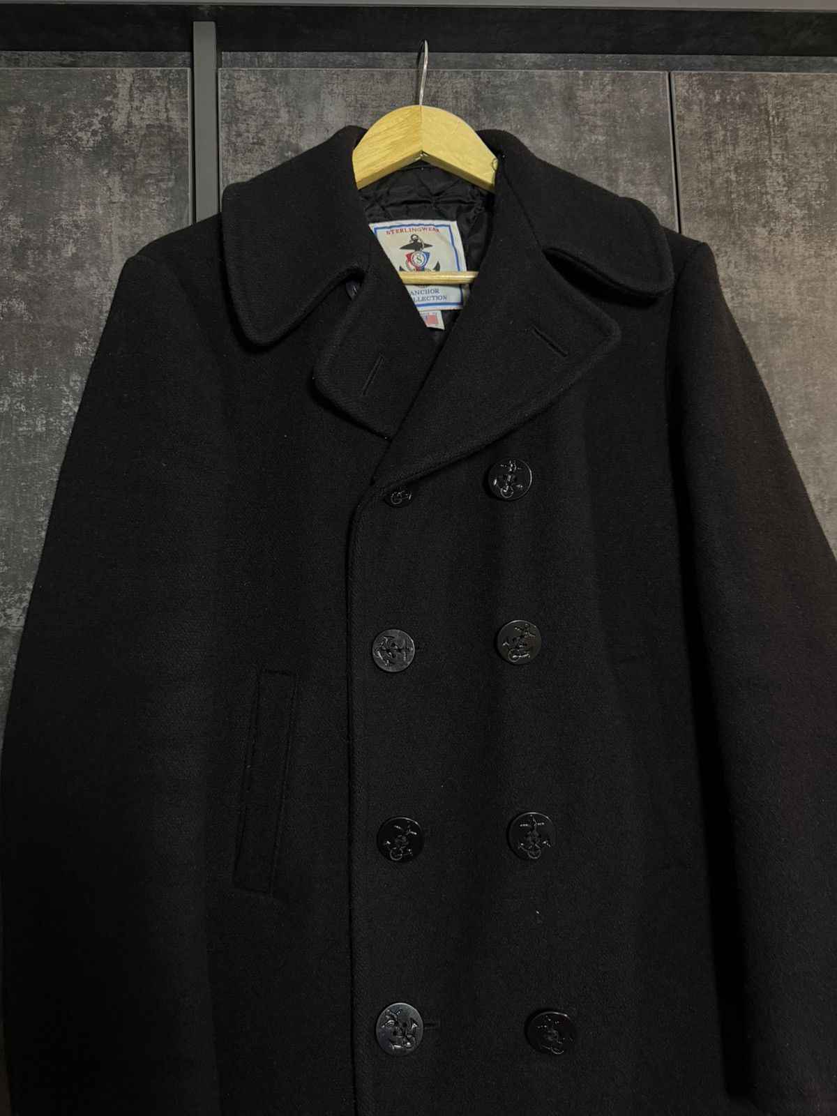 Vintage Vintage Sterlingwear USA Pea Coat Jacket Margiela Prada Acne Size US S / EU 44-46 / 1 - 9 Thumbnail