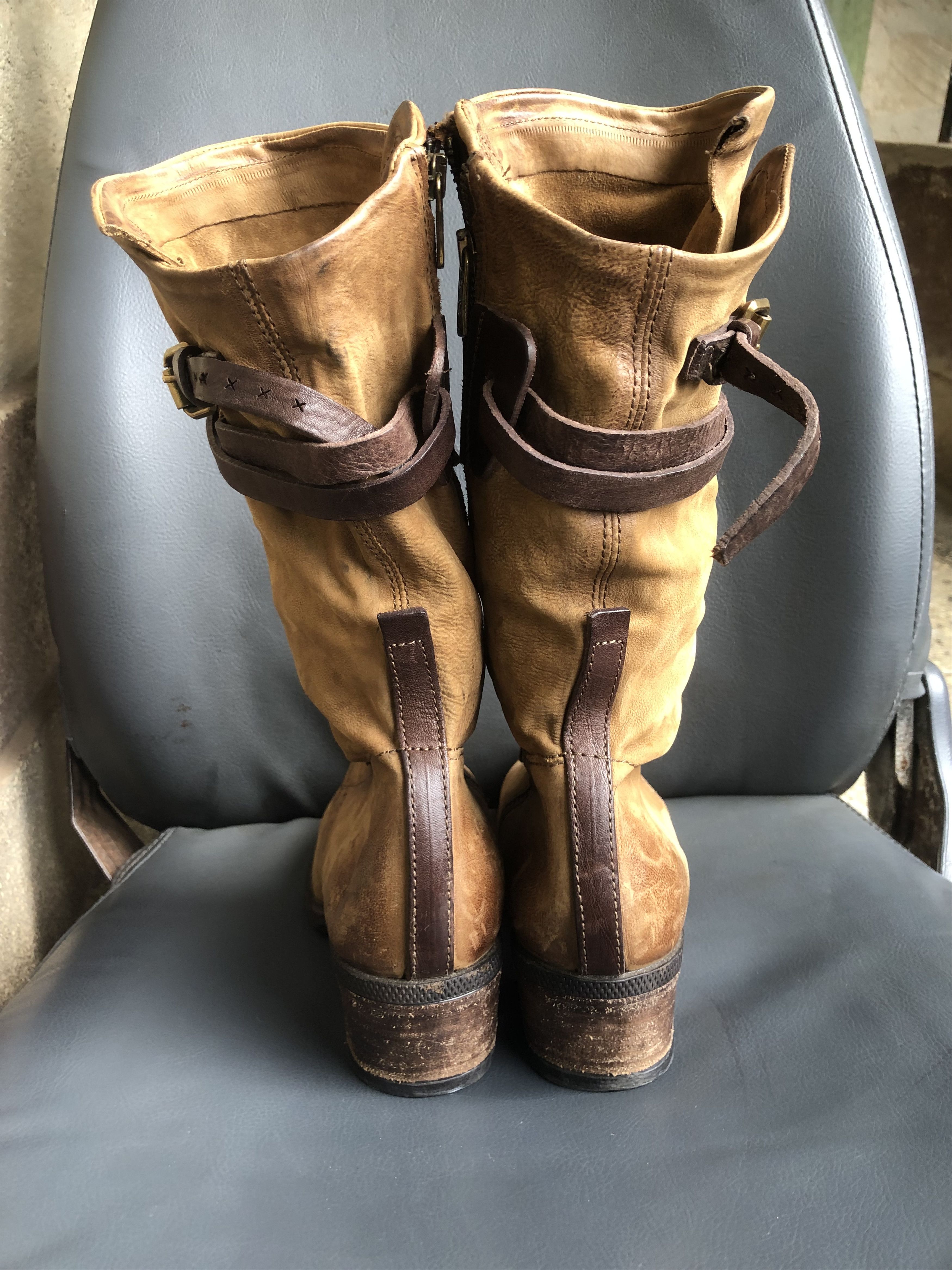 A.S.98 A.S 98 Brown Calfskin Leather Women’s Boot Size 38 Size US 8 / IT 38 - 9 Thumbnail