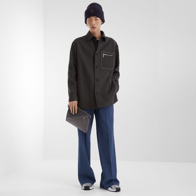 Fendi o1s1wg110226 Trouser in Blue Size US 34 / EU 50 - 4 Thumbnail