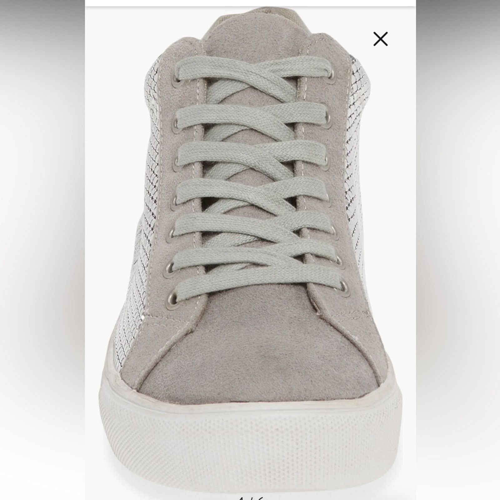 Matisse METALLIC MESH HI TOP SNEAKERS SILVER 7.5 Coconuts by Matisse Size US 7.5 / IT 37.5 - 4 Thumbnail
